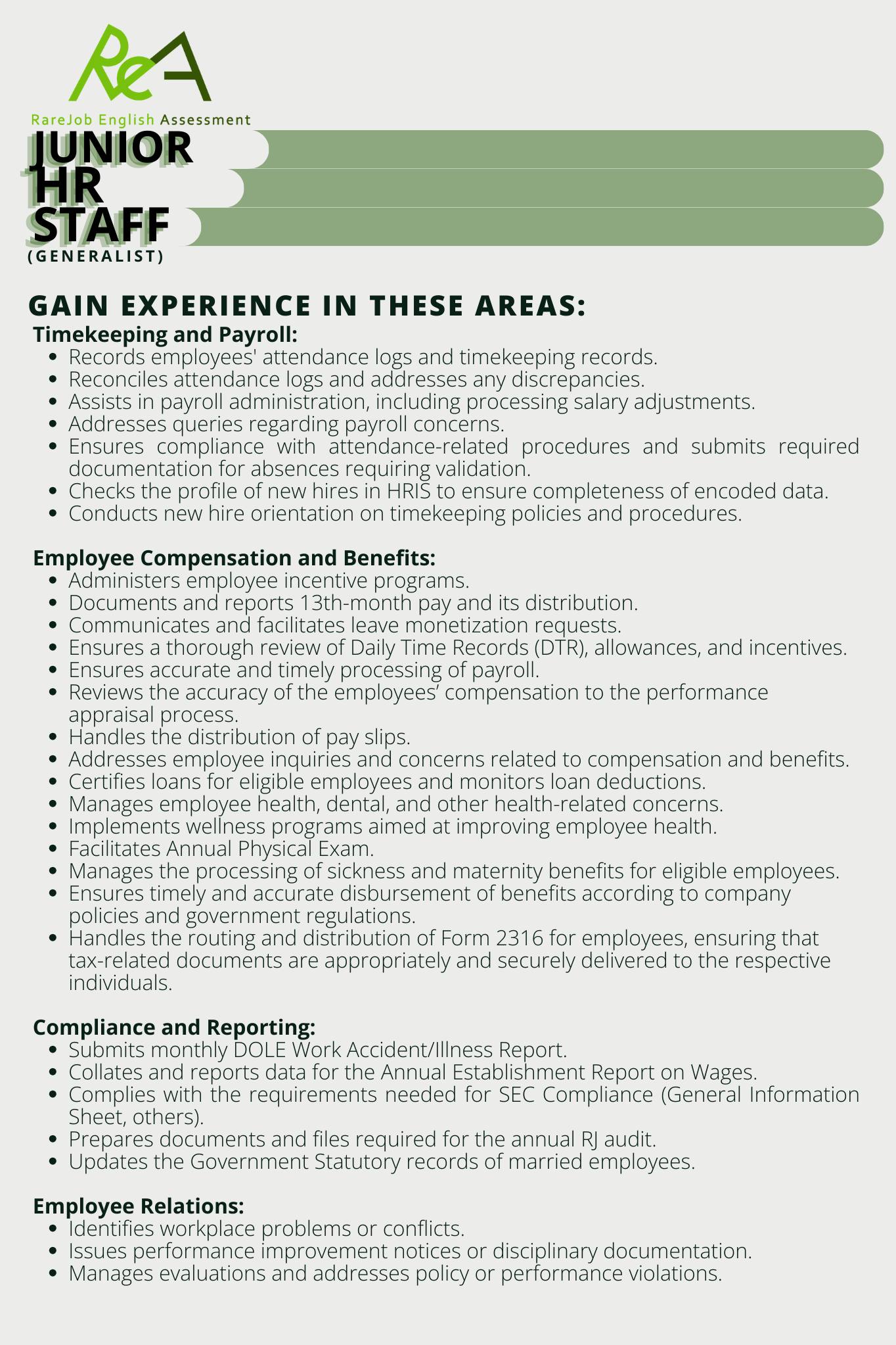 RareJob English Assessment, Inc. | Cagayan de Oro