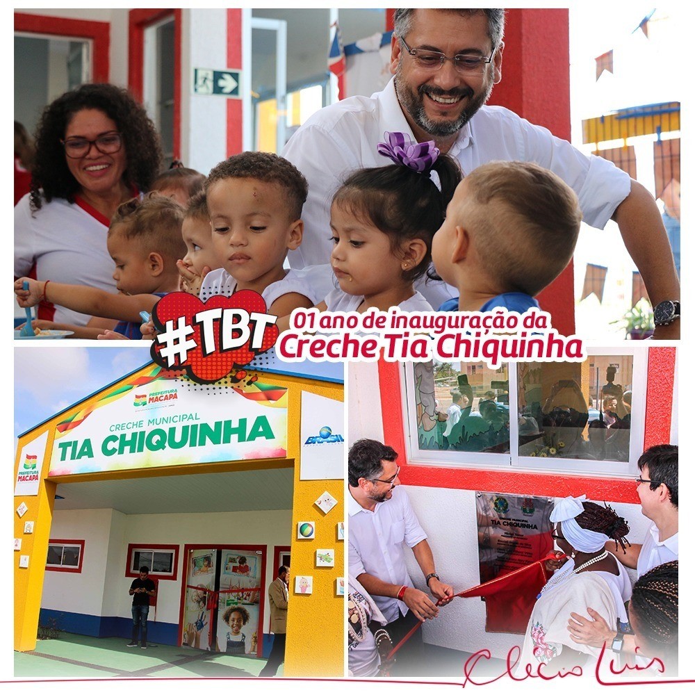 Clécio Luis - A nossa creche Tia Chiquinha completou 1 ano! Nós estamos ...