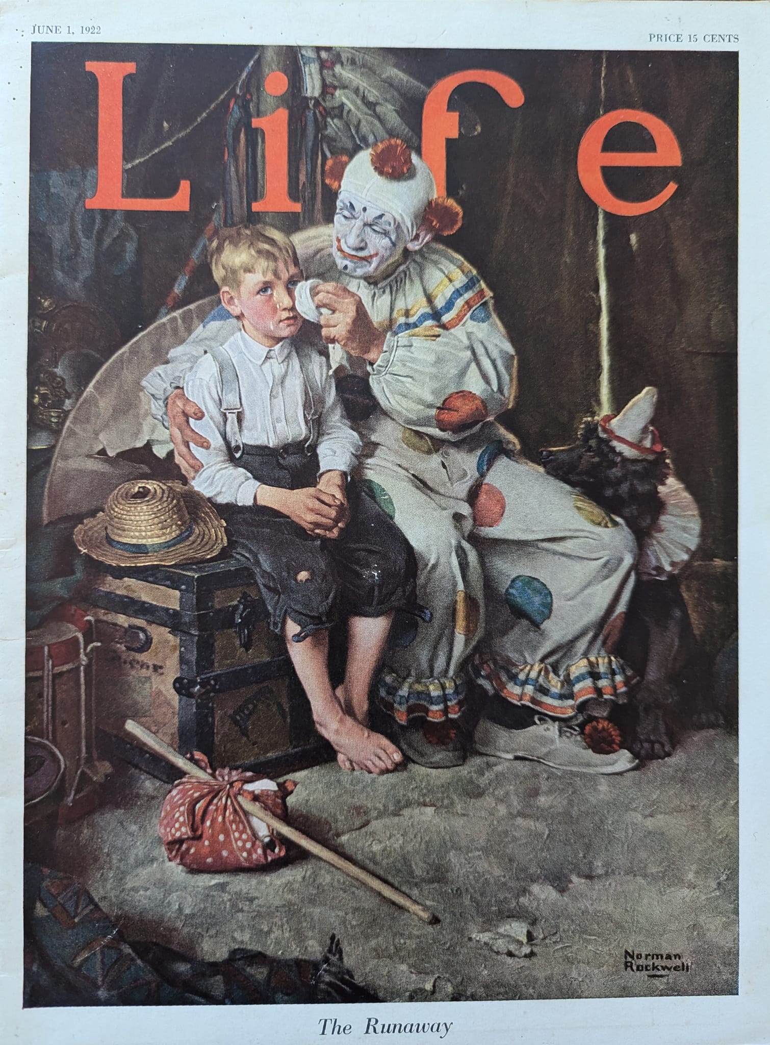 Circus Artist (1947) by Norman Rockwell was the cover of the