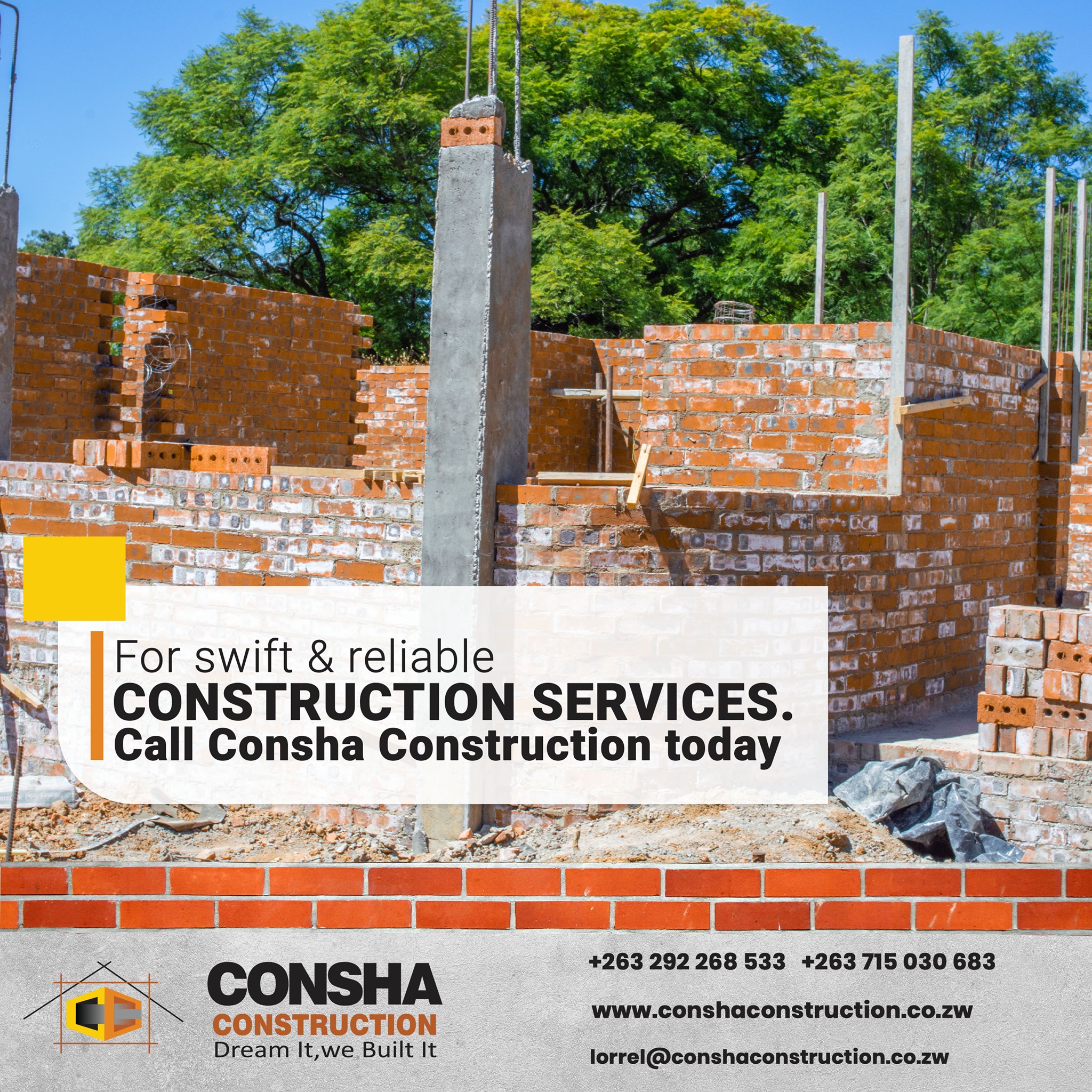 For swift & reliable construction... - Consha Construction