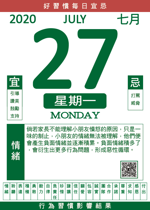 好習慣 - 育兒每日宜忌！一個屬於大家的家長老師日曆！ ___________________ 誠意推介：《... | Facebook