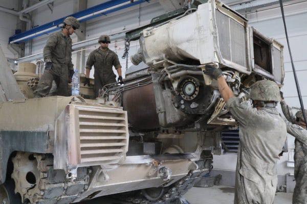 Tankers - Pulling pack (Honeywell AGT-1500 Gas Turbine) on... | Facebook