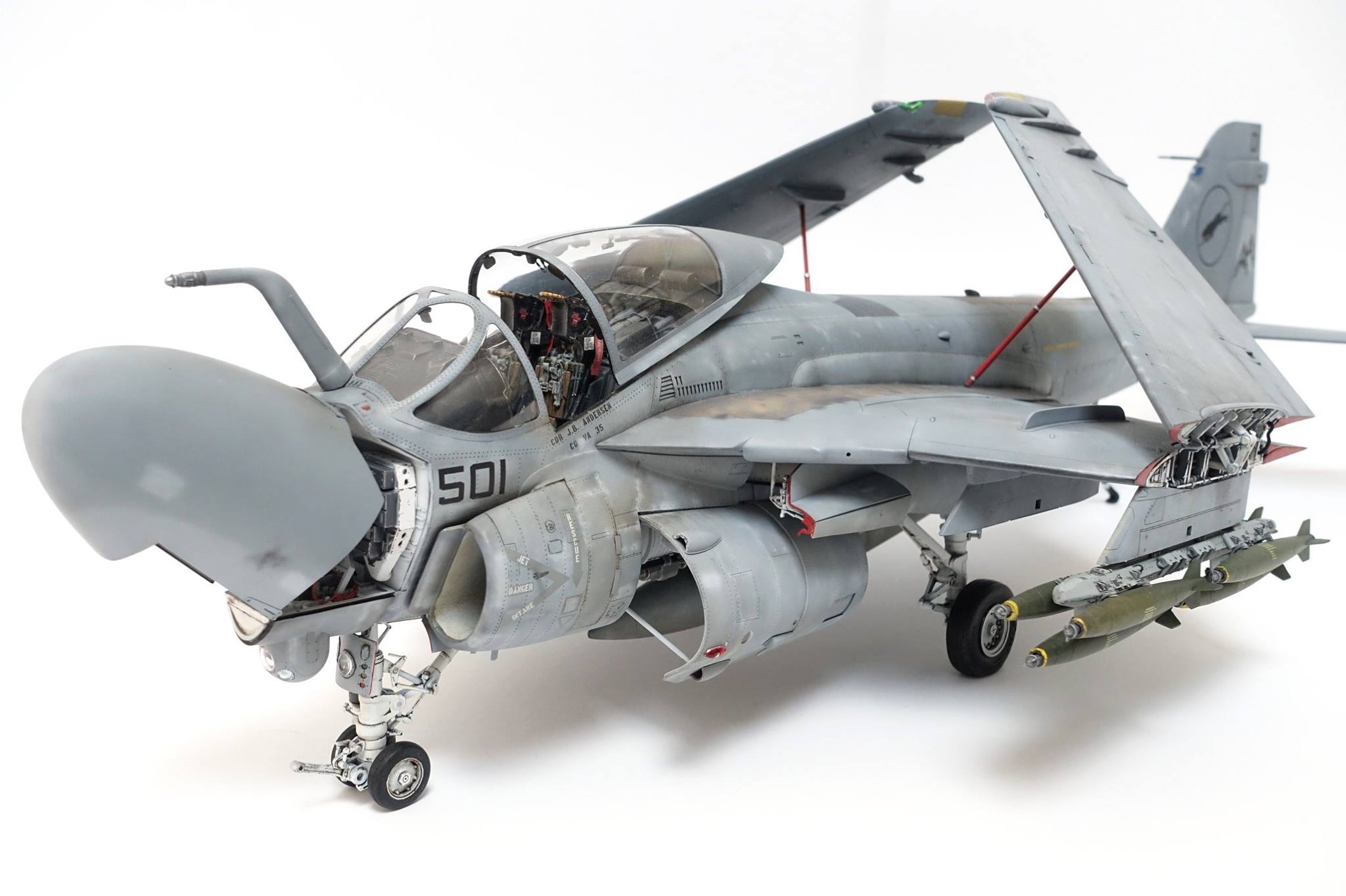 1/72 A-6E Intruder VA-35 “Black Panthers” ✈️🔥 #A6E #Intruder