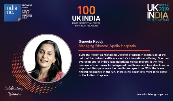 Ms. Suneeta Reddy, Managing Director,... - Apollo Hospitals | Facebook