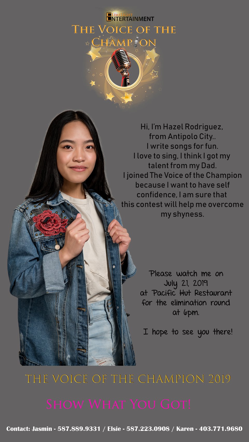 Sweet sixteen is Hazel... - The Voice of the Champion | Facebook