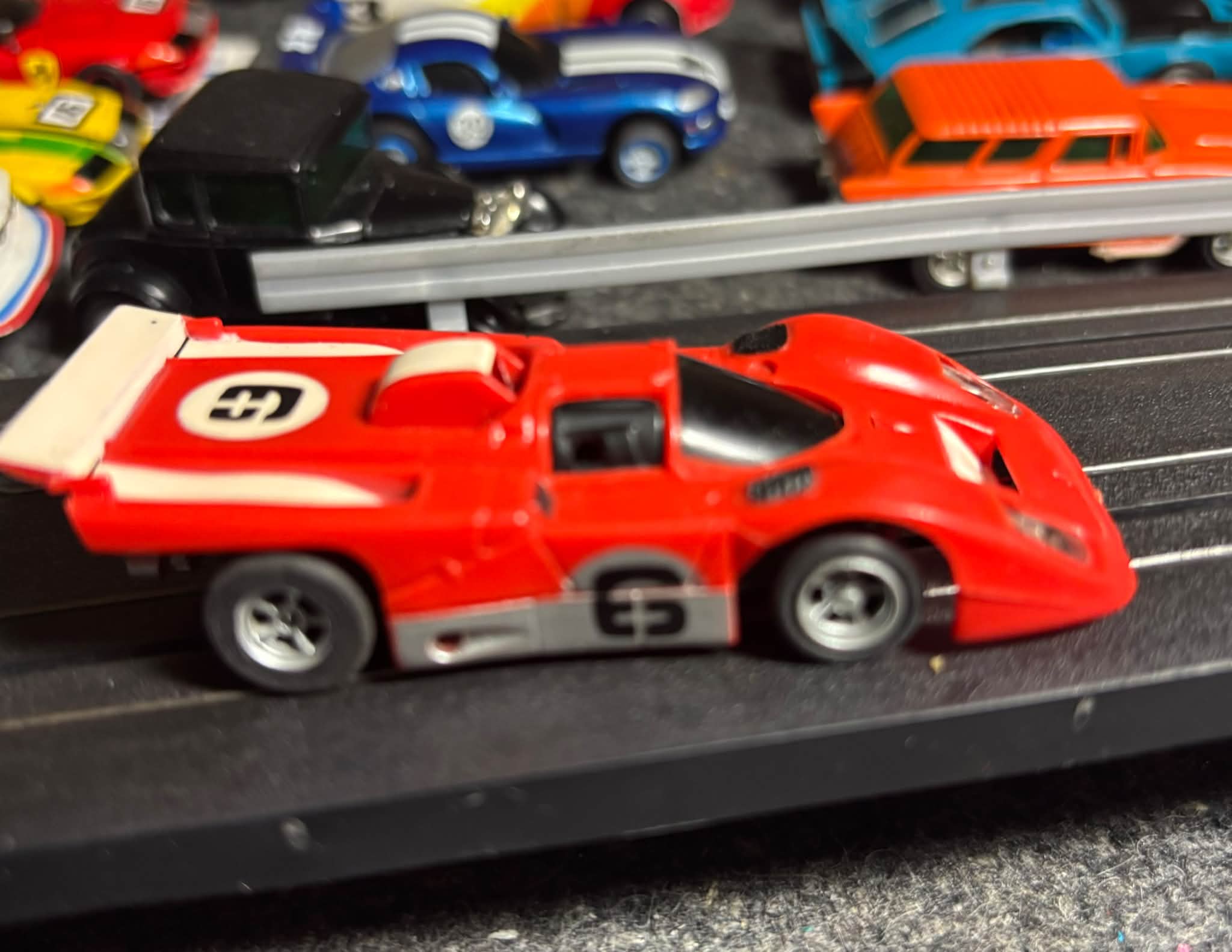 Adding lighting to AFX Magnatraction Flamethrower Ferrari 512m
