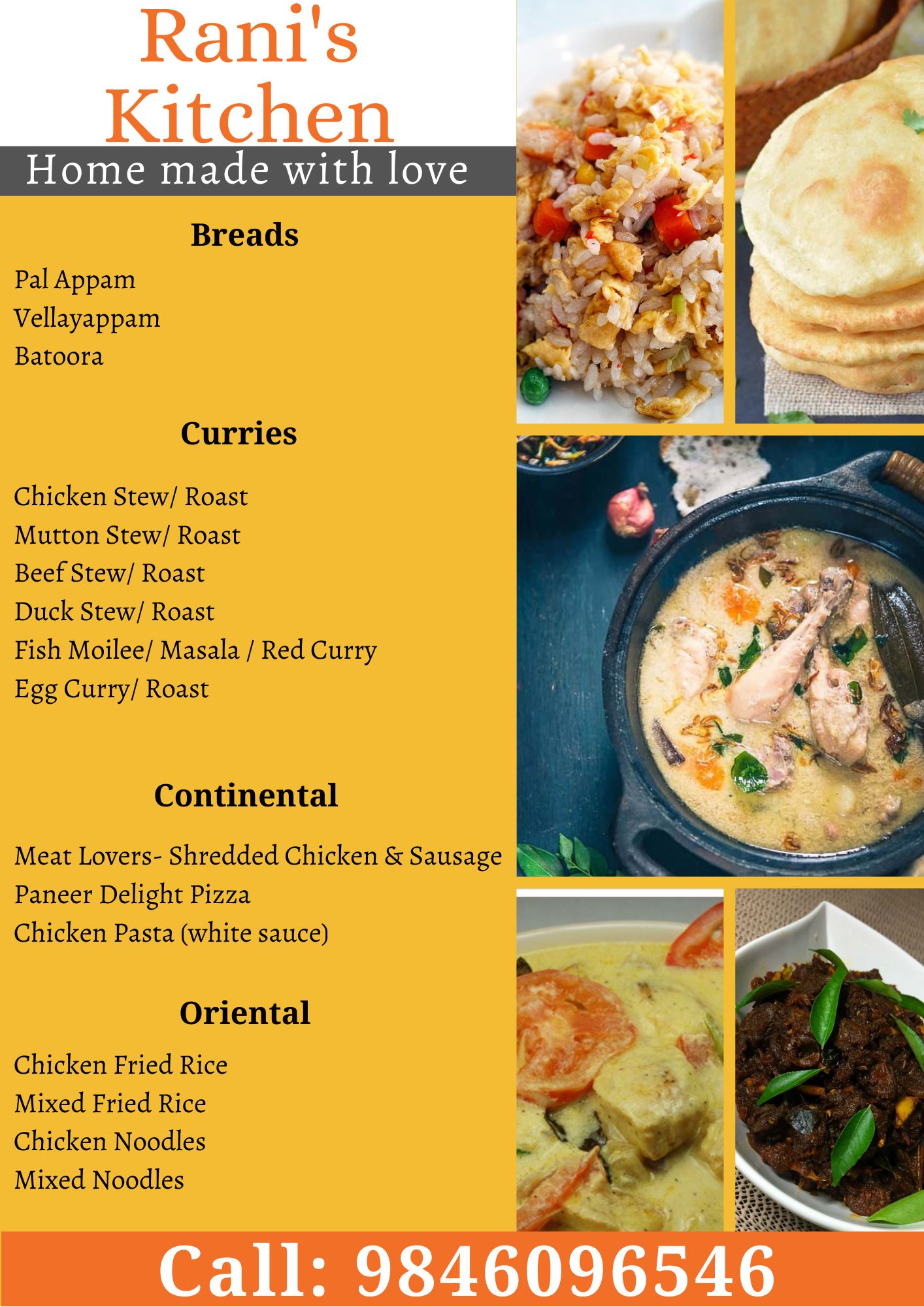 Rani's Kitchen - Home made with love