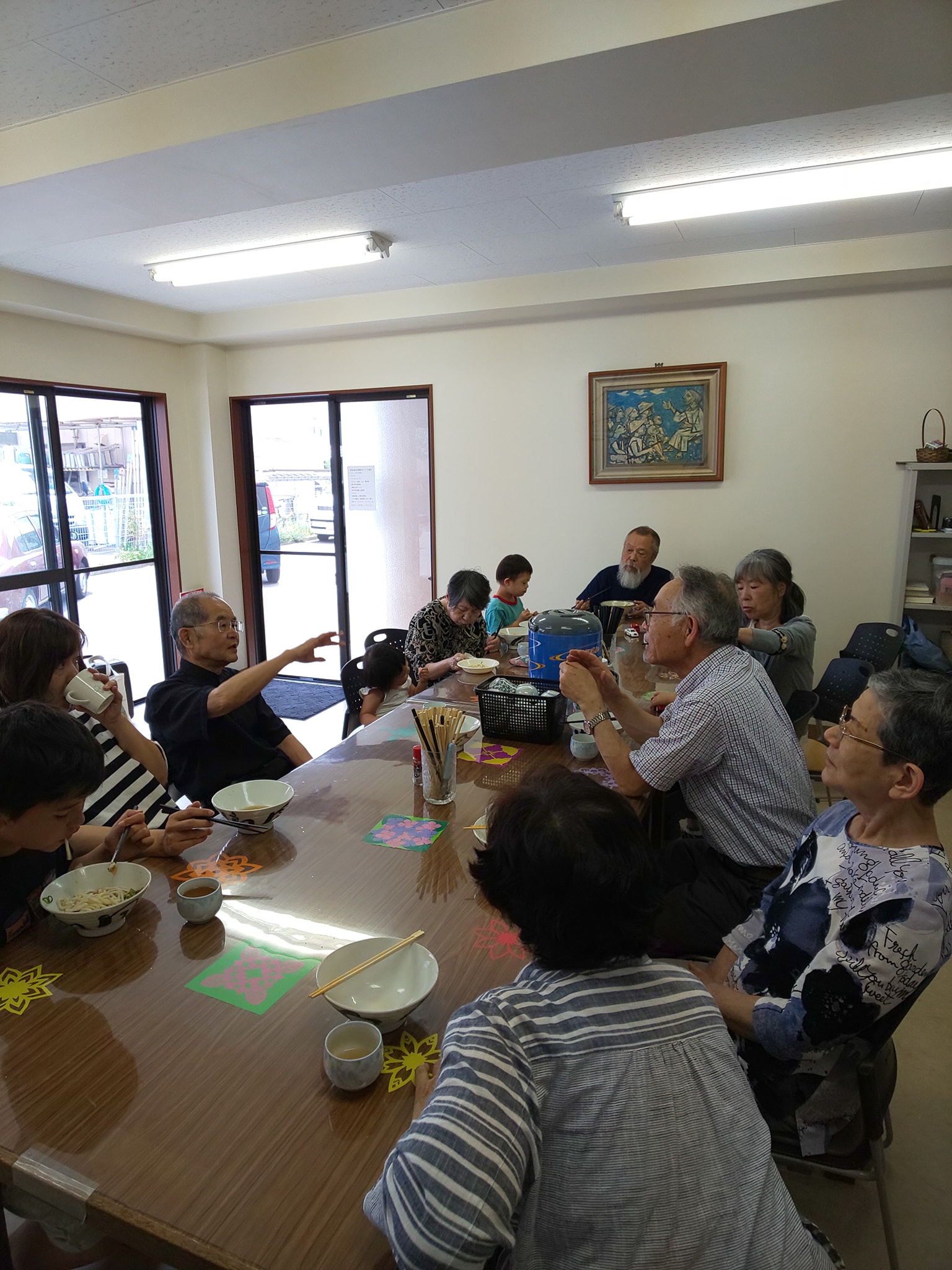 日本基督教団 広島観音町教会 交換講壇で広島東部教会の月下牧師が来られました 礼拝後のうどんタイム 歓談のひととき Facebook