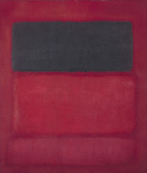 Mark Rothko Brown and Blacks in Reds 1957 Courtesy Sotheby's
