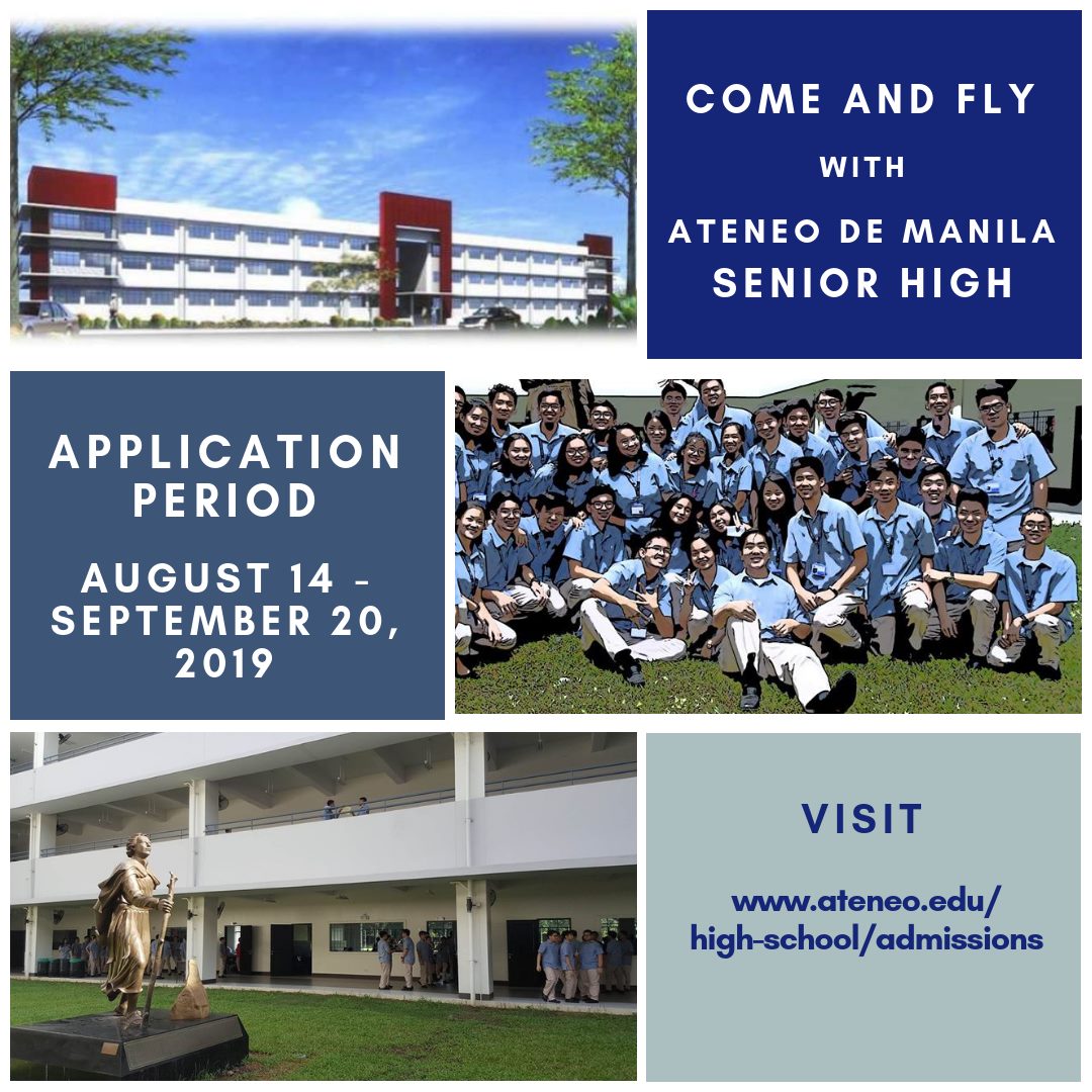 Application for ADMU... - Ateneo de Manila Senior High School | Facebook