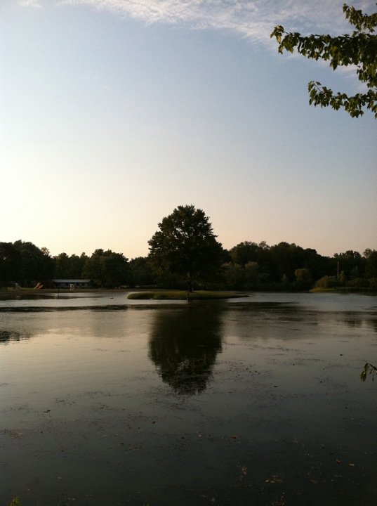 Chestnut Ridge Park & Campground - Lake just after sunset | Facebook
