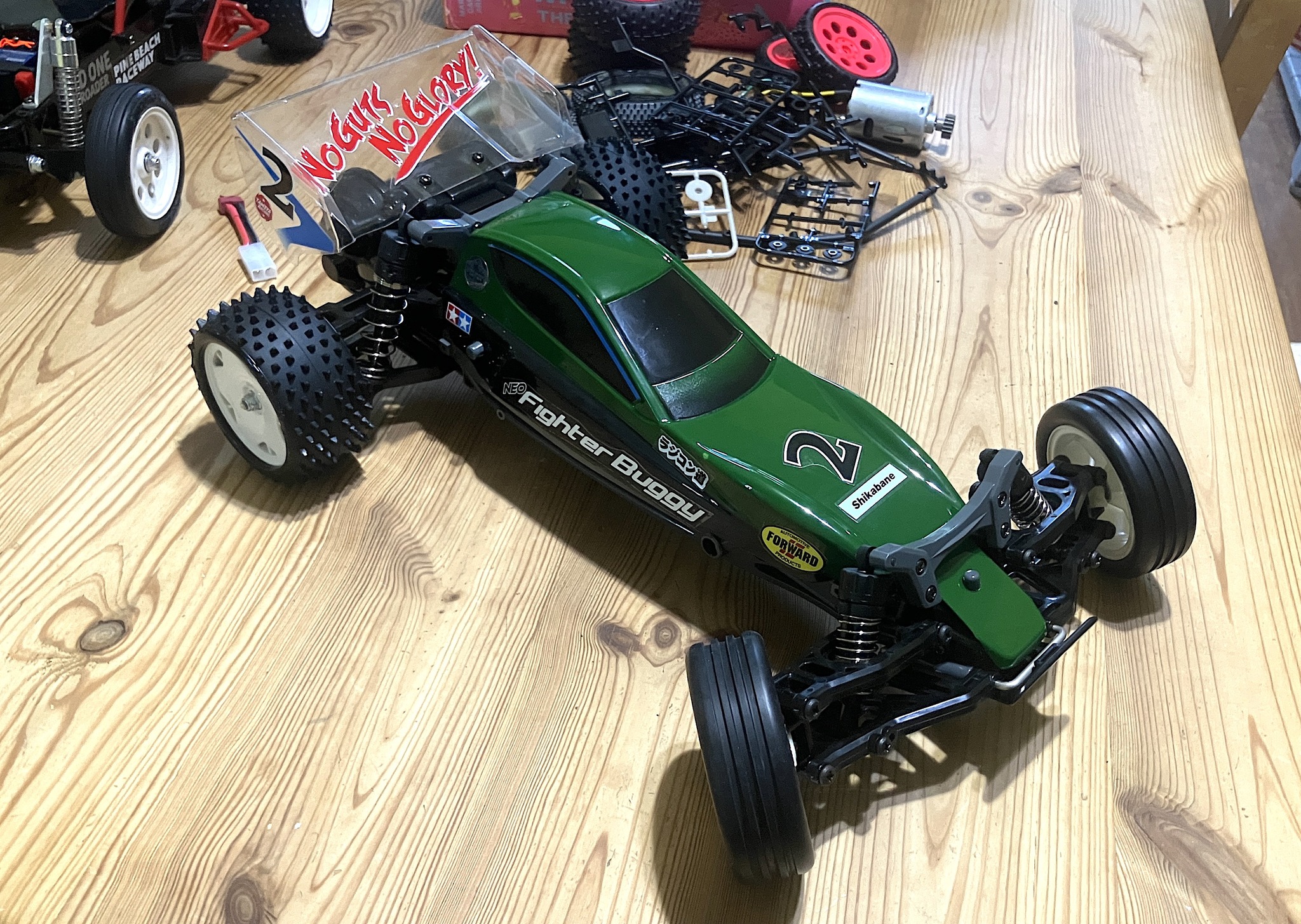 Building Tamiya Neo Fighter Buggy with DT-03 chassis