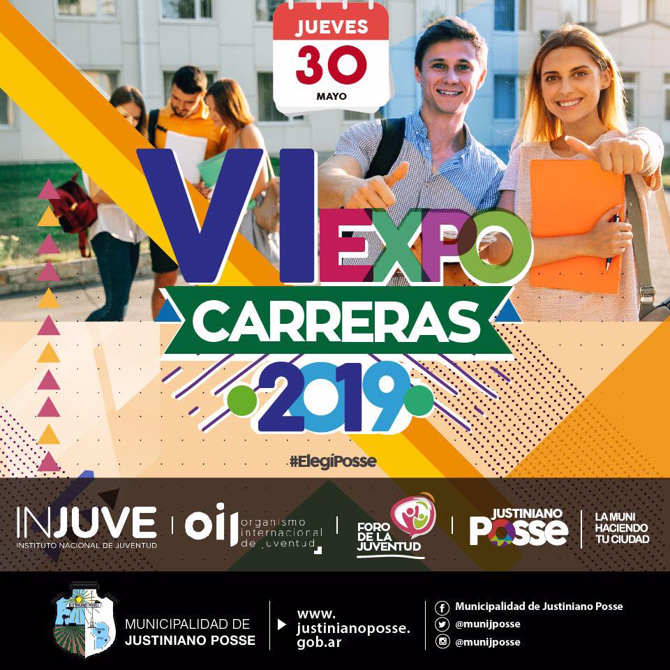 🎓 📚 VI EXPOCARRERAS 📚🎓... - Municipalidad de Justiniano Posse | Facebook