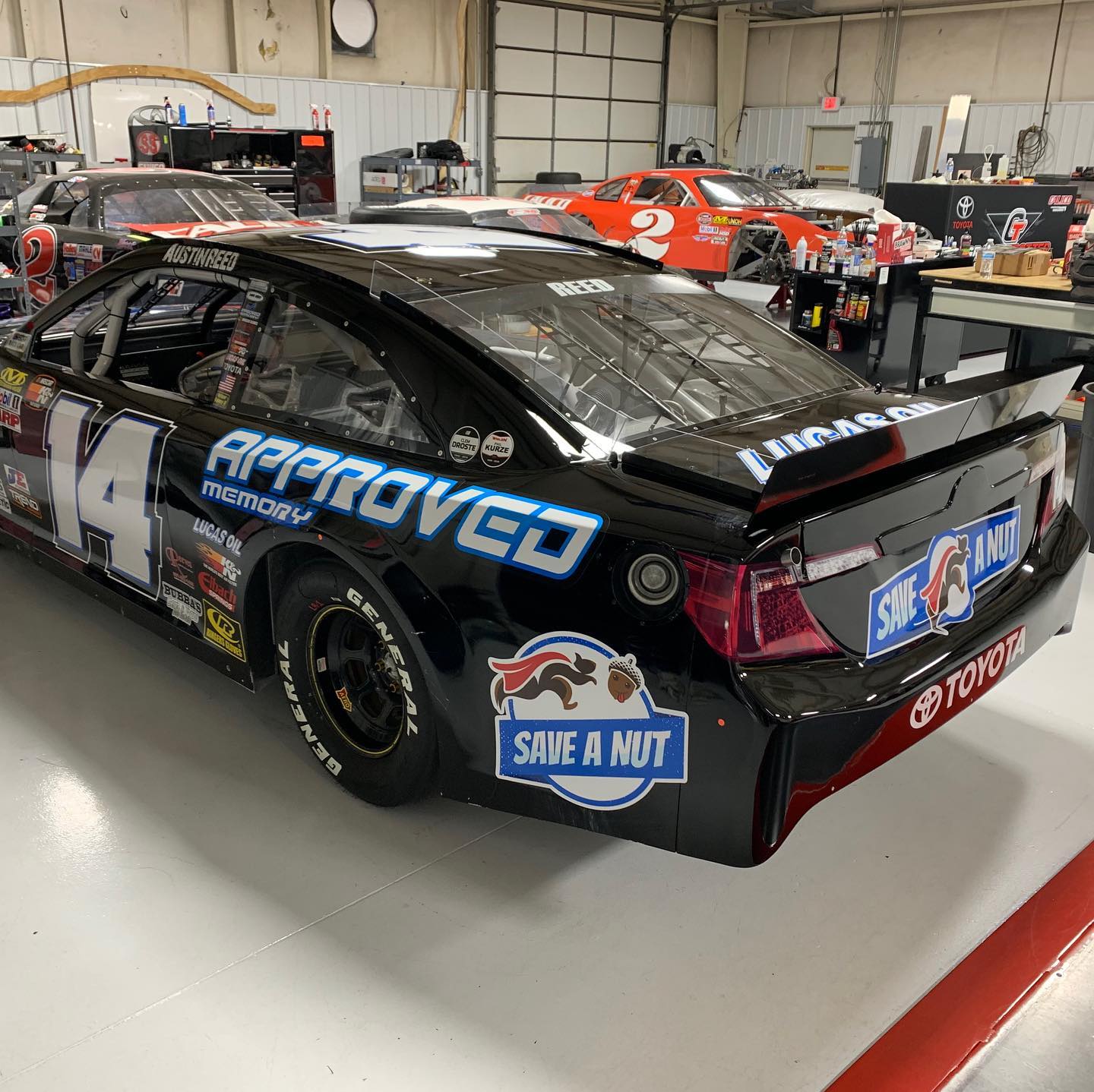 On her way to the pull down rig to be... - Austin Reed Racing
