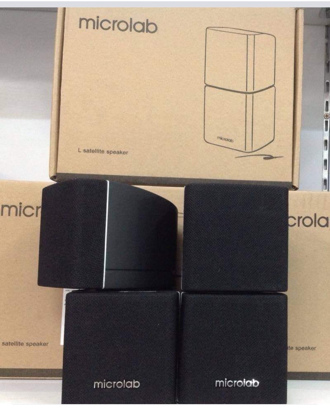 ลำโพง Microlab - ดอกลำโพงคู่ละ990-แถมฉากแขวนพนัง1คู่สนใจinb... | Facebook