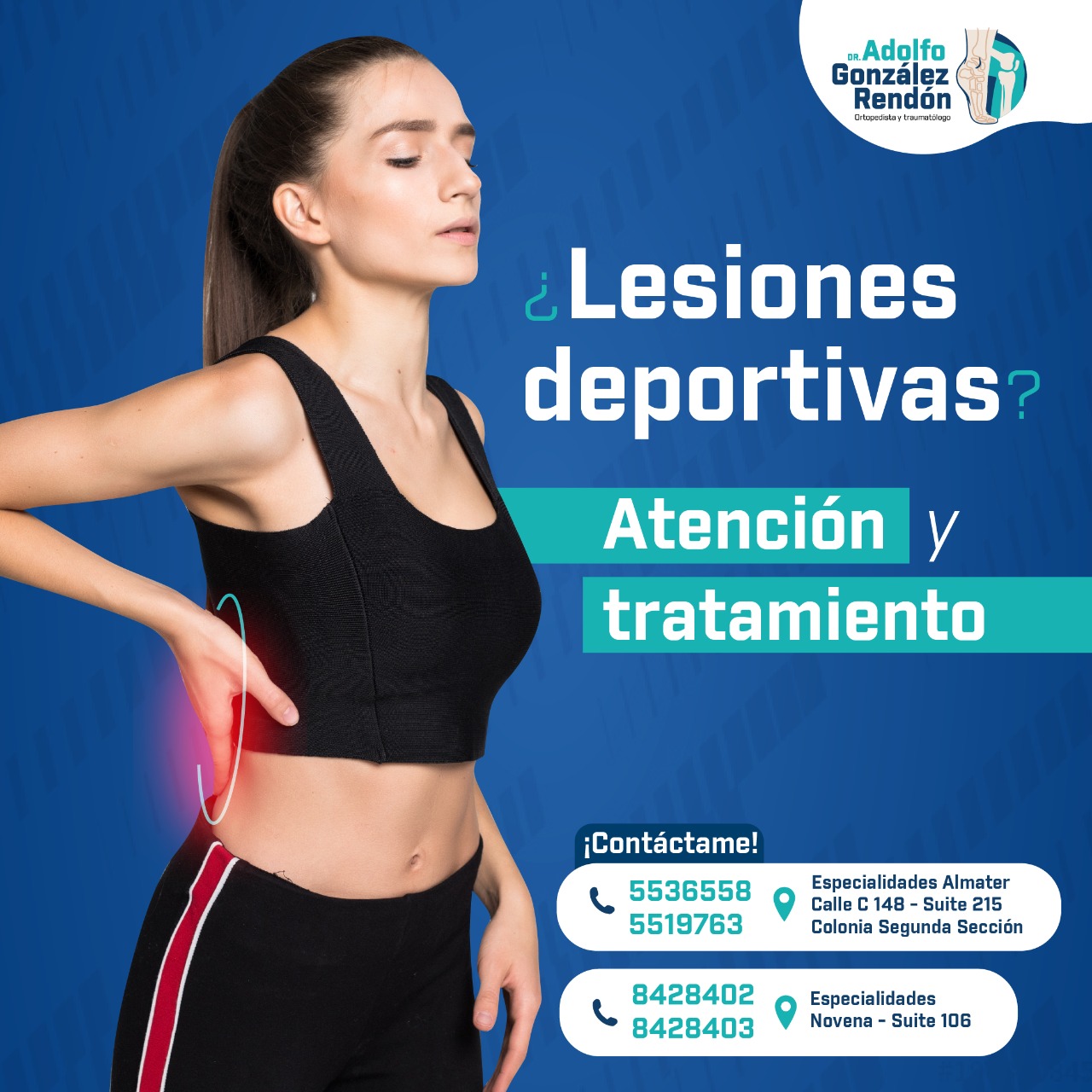 Si te lesionaste... - Dr. Adolfo González Rendón-Ortopedista