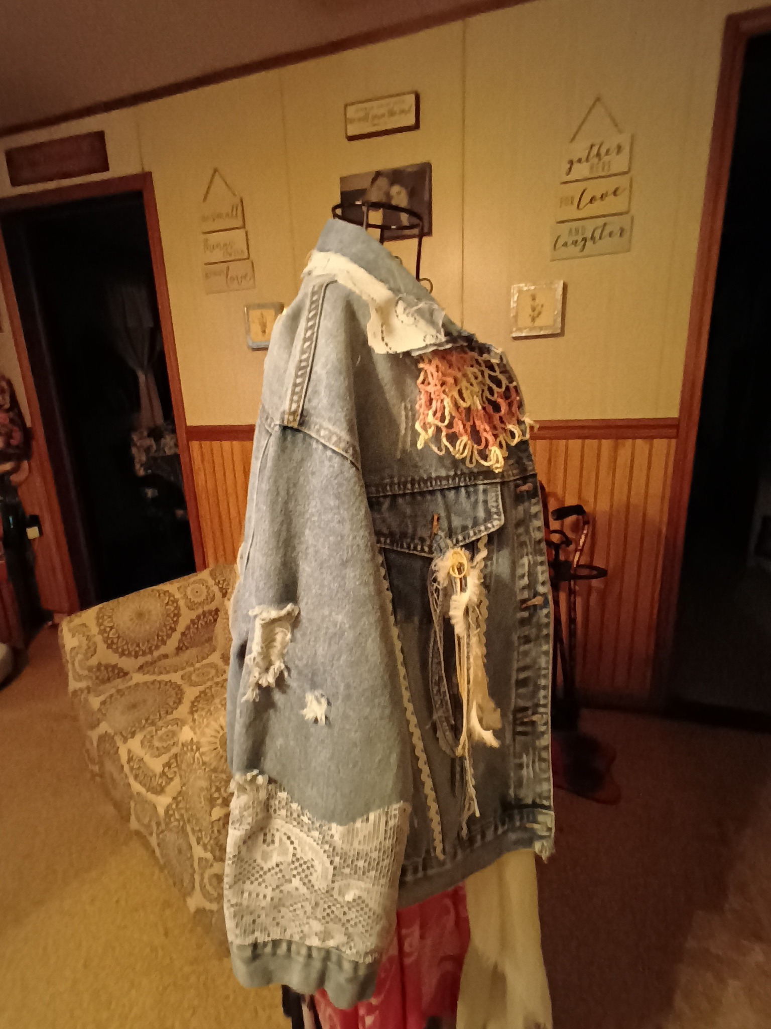 Early 1900s denim jacket style