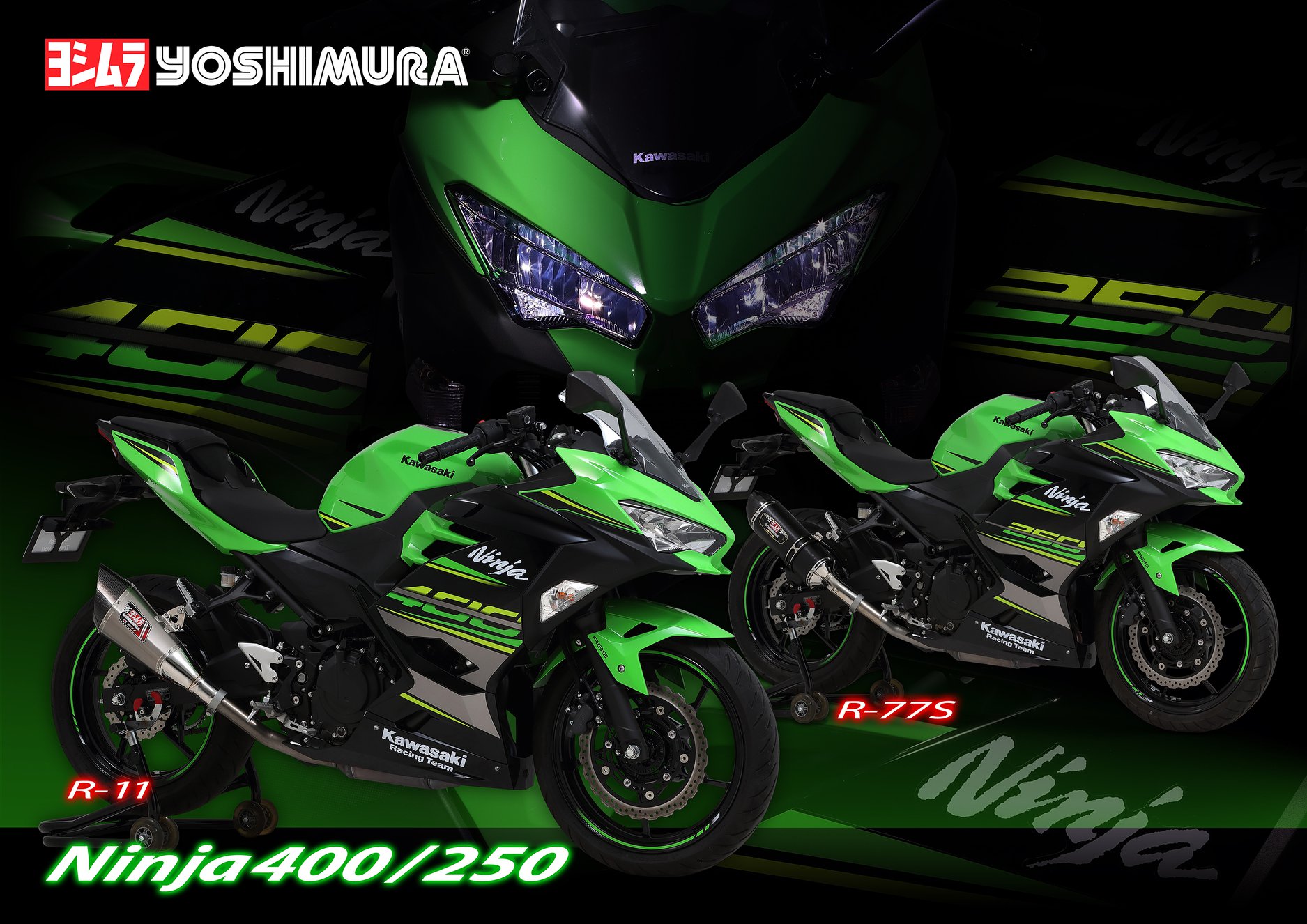 New Product Release : 新製品情報] Ninja250/400(2018)用Slip-on R 