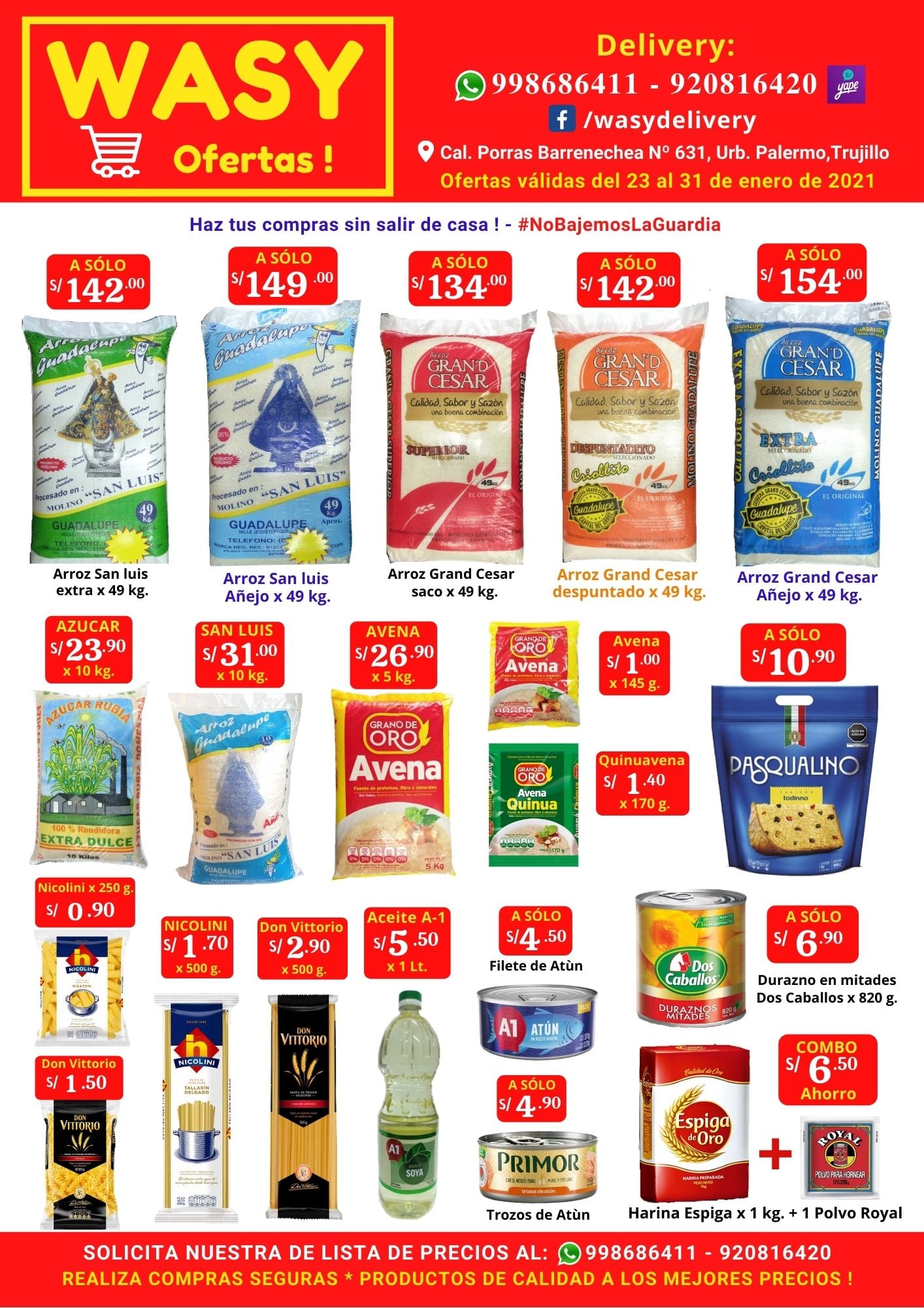 Wasy - 🚨#WASY #Ofertas! 🚨 23 al 31 enero 🛒 Haz tus compras sin salir de ...
