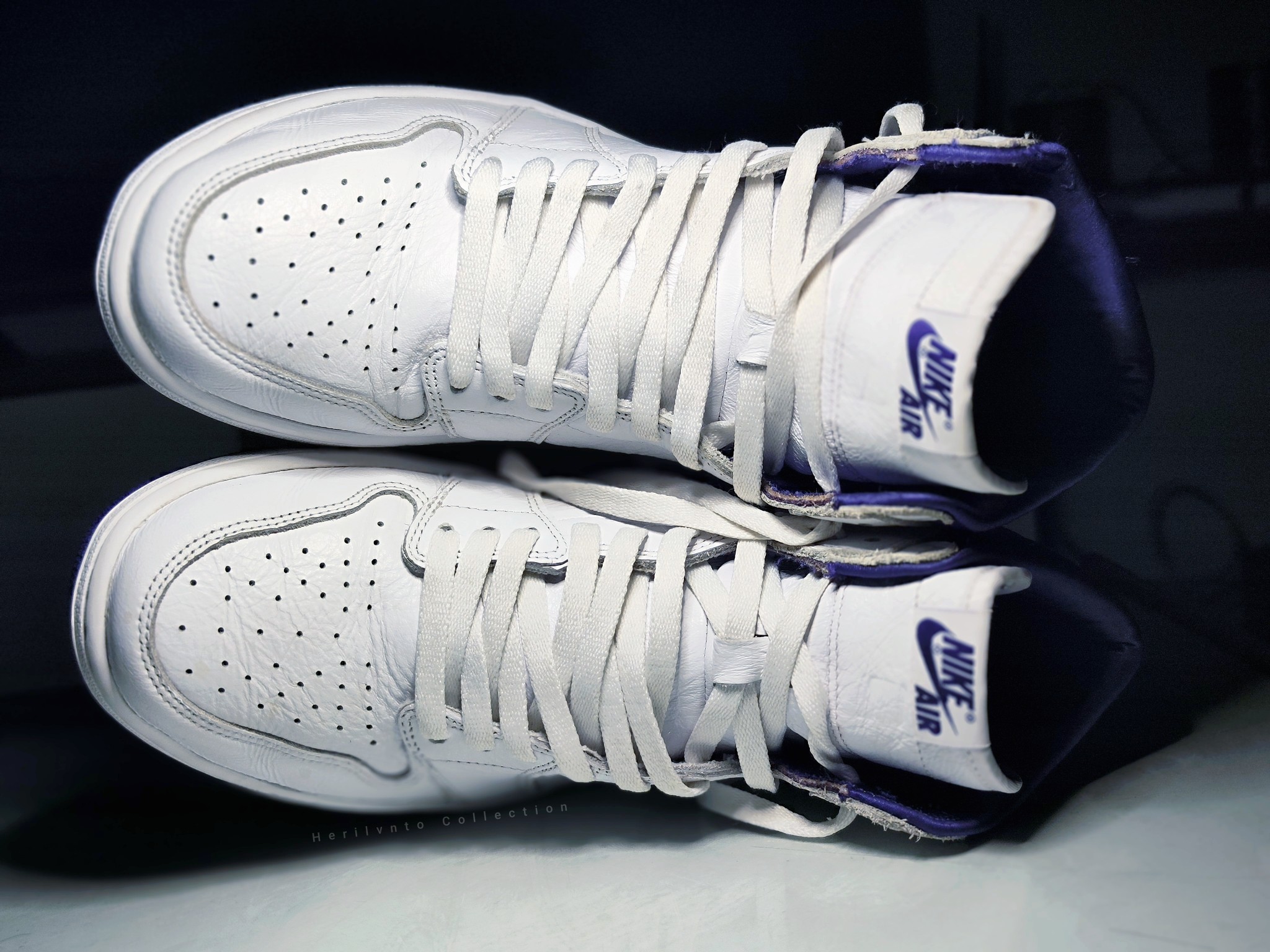BOouM !!! ? Air Jordan 1 Retro High Metallic Court Purple 