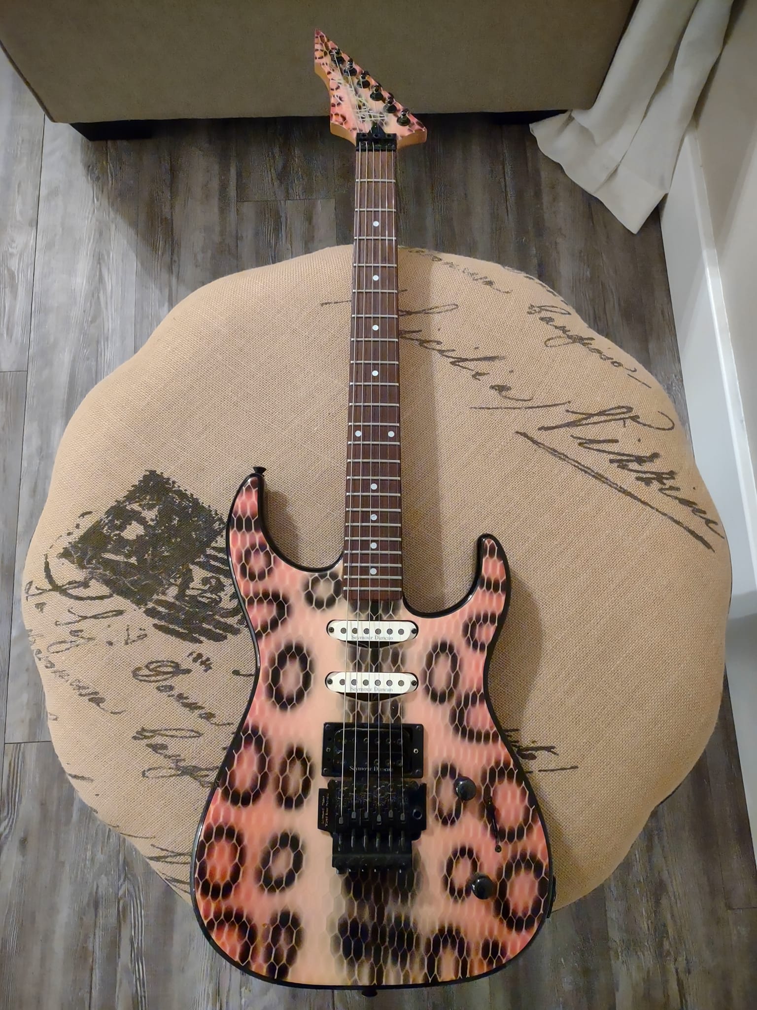 What year is my B.C. Rich Platinum Series pink snake guitar?