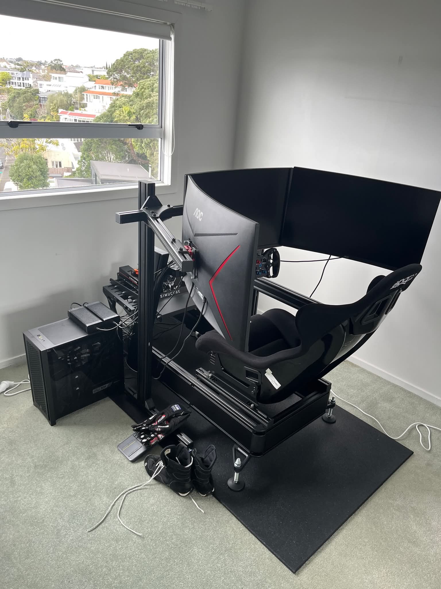 High-End Racing Sim (Simlab P1X Pro, Simucube 2 Pro, Active Pedal ...