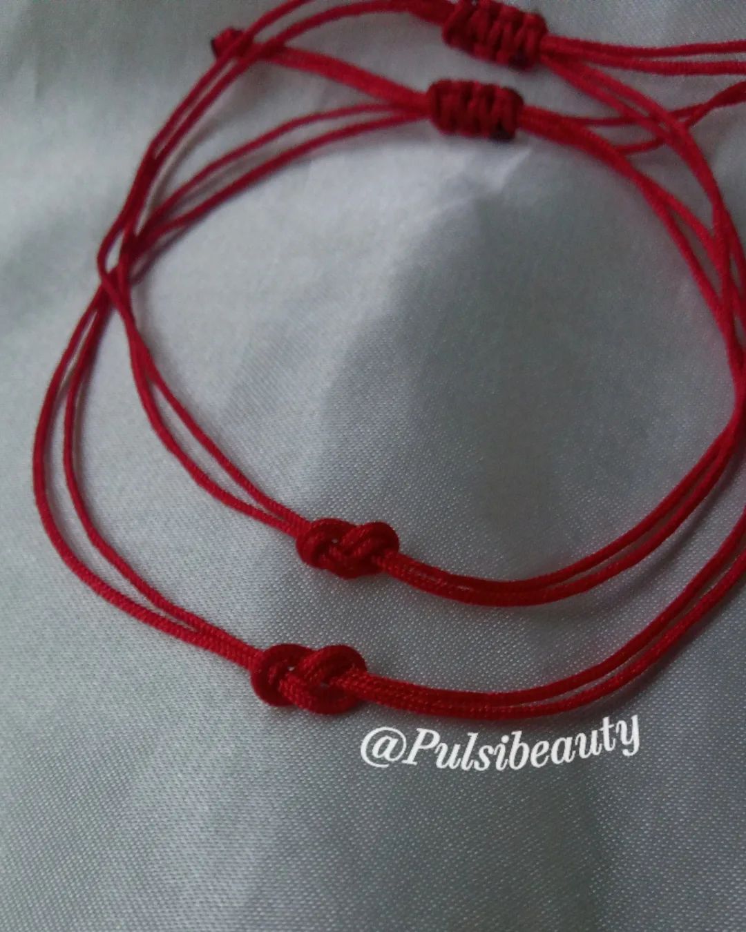 Pulsi - Pulseras hilo rojo con nudo infinito ️ El símbolo infinito en ...