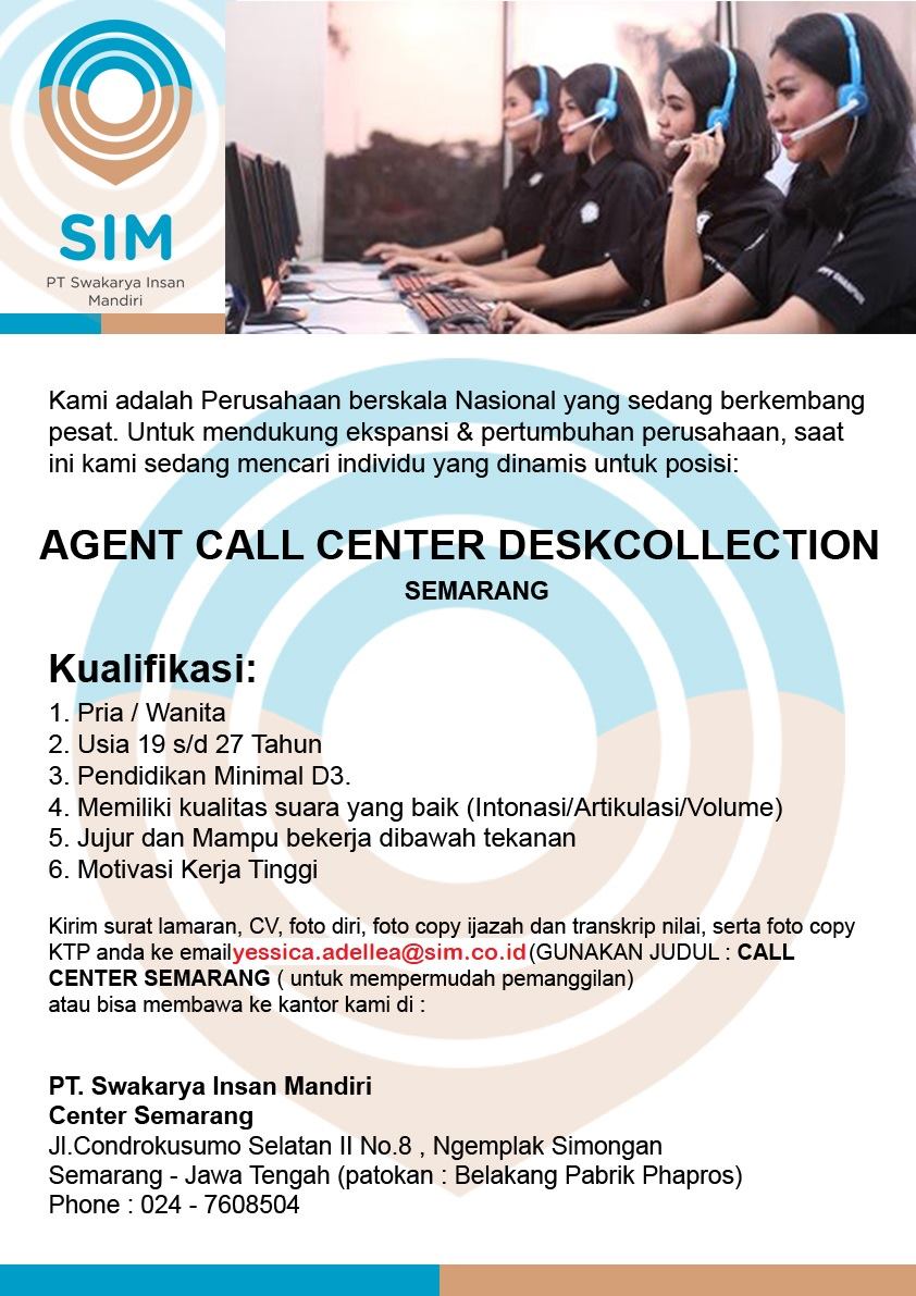 SIM Call Center Semarang