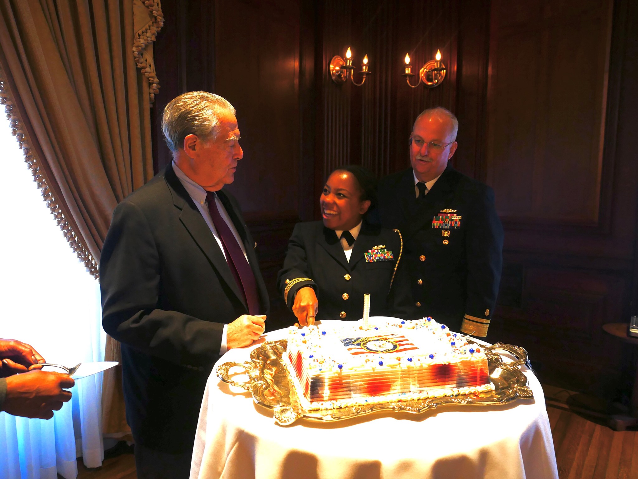 Navy - US Navy Surgeon General RADM Bruce Gillingham spoke with members ...