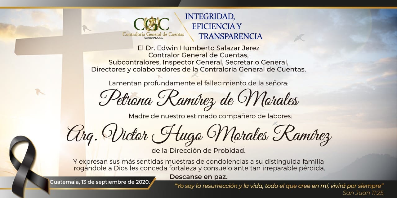 #QEPD | Extendemos... - Contraloría General de Cuentas | Facebook