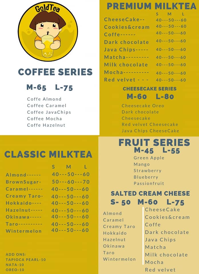 GoldTea - Happy Sunday mga KaGoldTea 🥤🥤🥤 Simulan ang... | Facebook