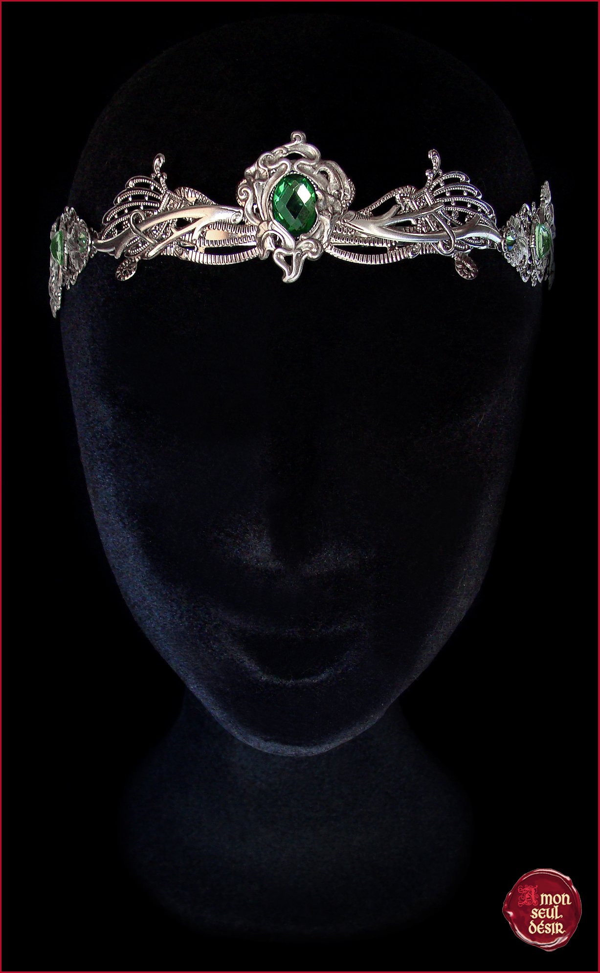 Couronne Bois De Cerf Gothique - Serre-tête Avec Cornes En Plastique Pour Cosplay, Mariage, Festivals Renaissance