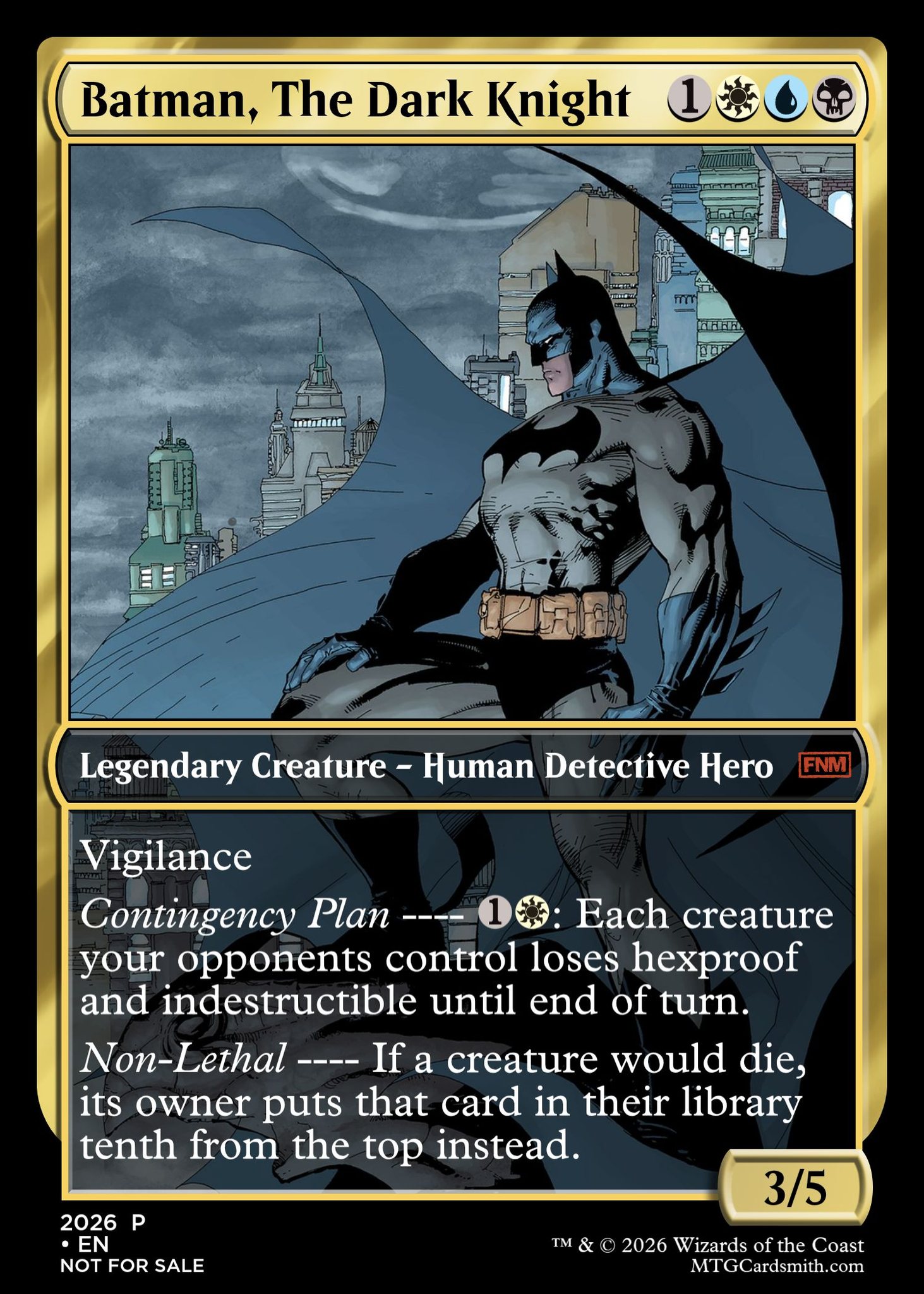 mtg batman cards Wyleth, Soul of Steel DC Universe Crossover Single I will respond quickly and do everything I can to make your ordering experience as positive as possible Does this custom Batman card