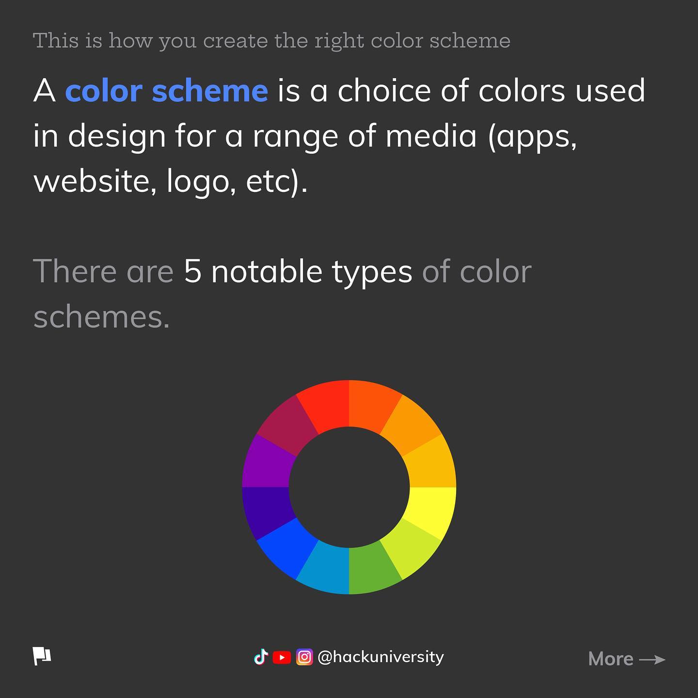 Hack University - 🔥 This is how you choose the right color...