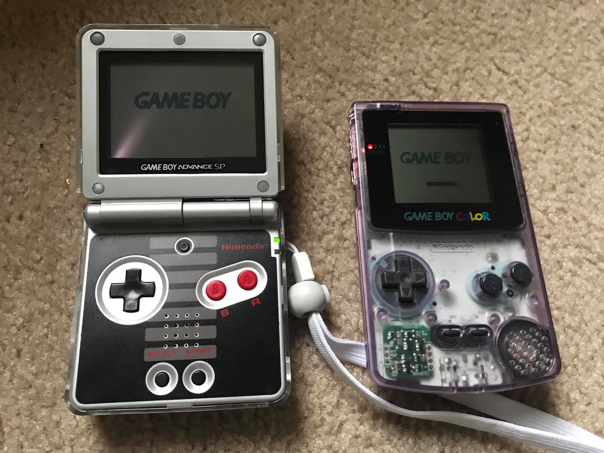 Stickers Rétro Pour Game Boy Advance, SP, Color Et Pocket – Neuf Sous Blister