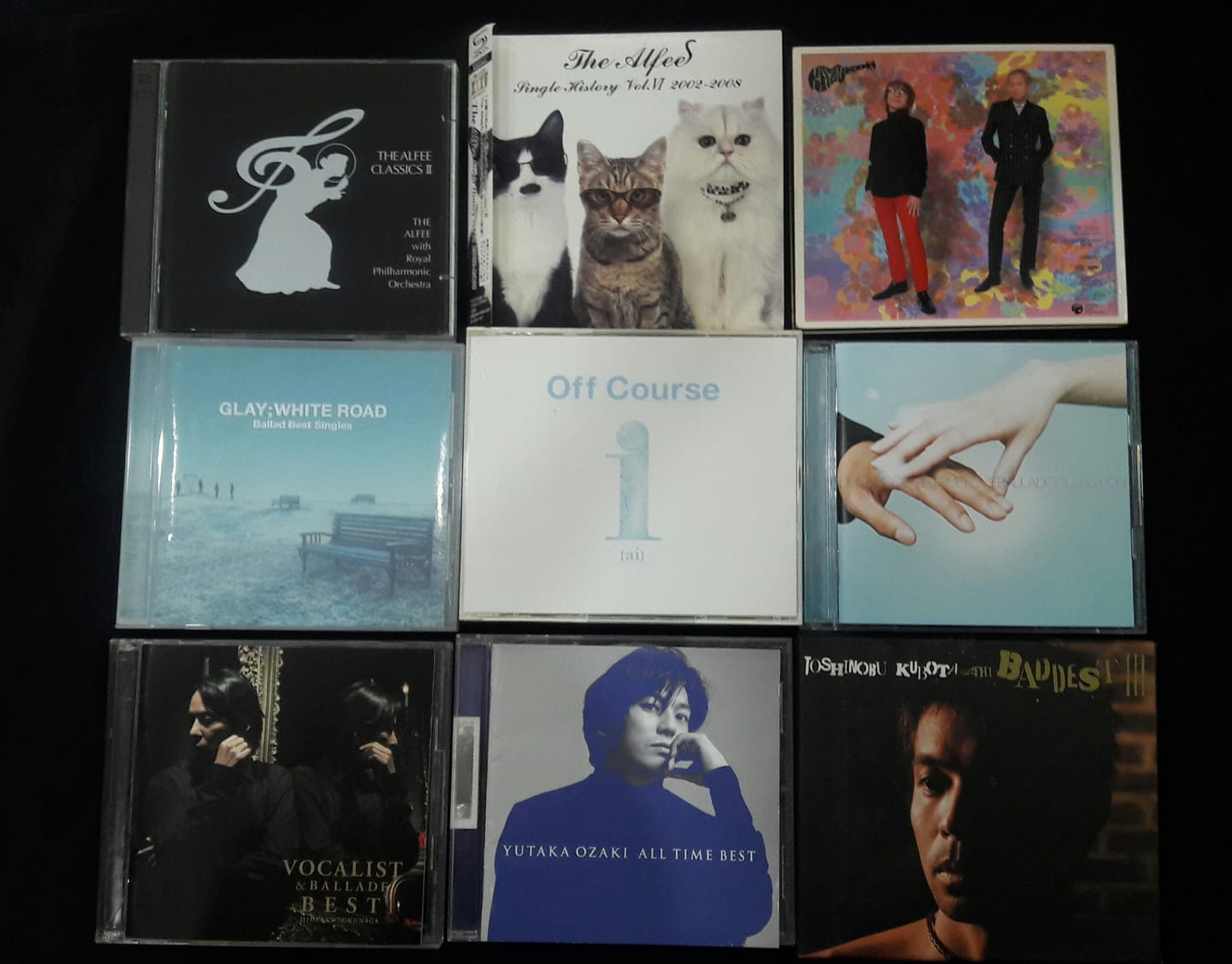 The Alfee Japanese band CDs are my treasured possessions