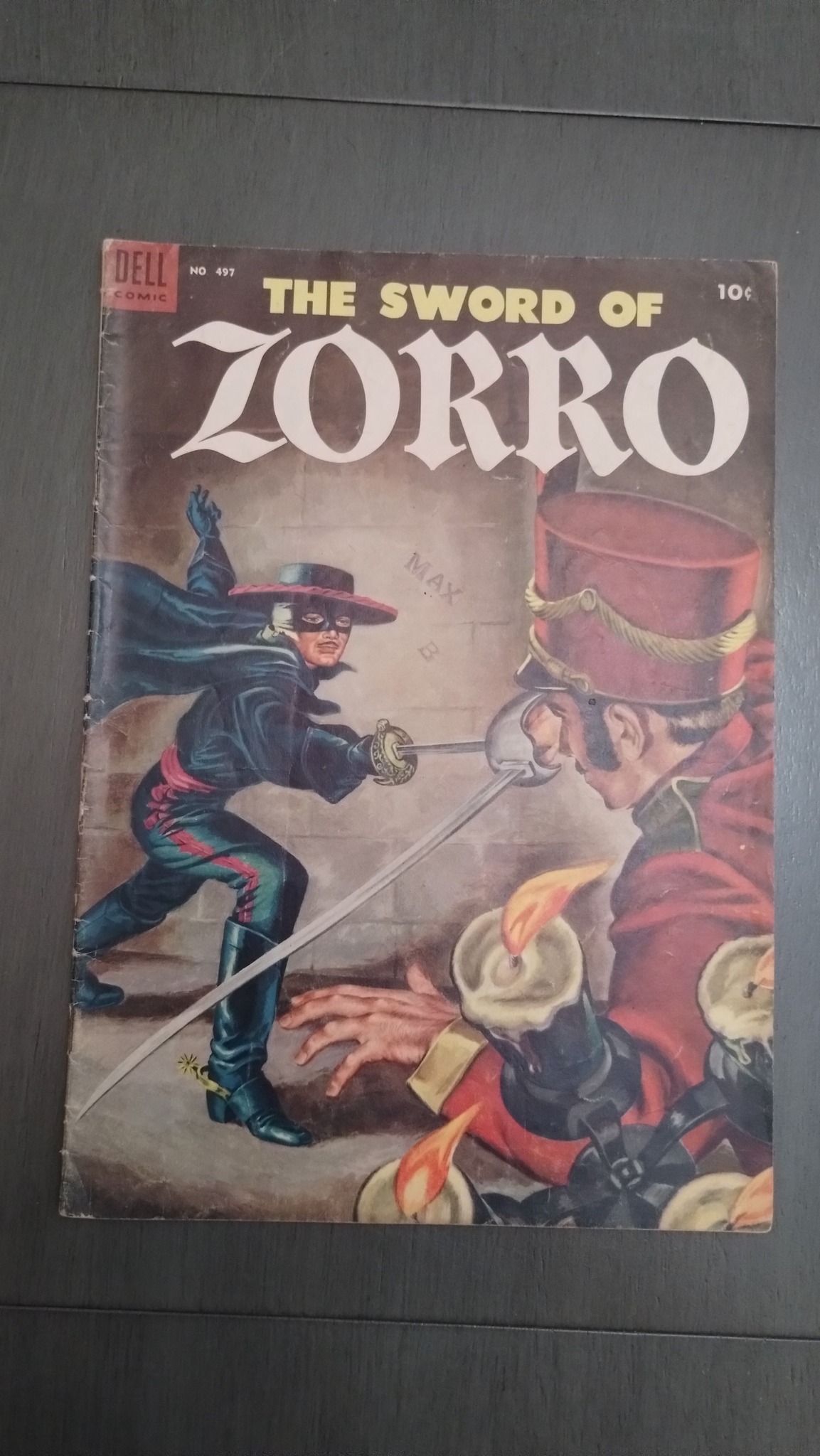 The Sword of Zorro comic book by Dell Comics