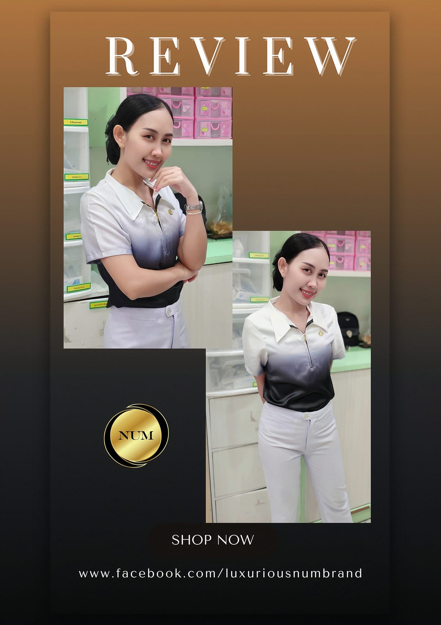 Num.Shop - ลูกค้าสวยแบบดูดีมาก🥰 ขอบคุณ Review สวยๆ...