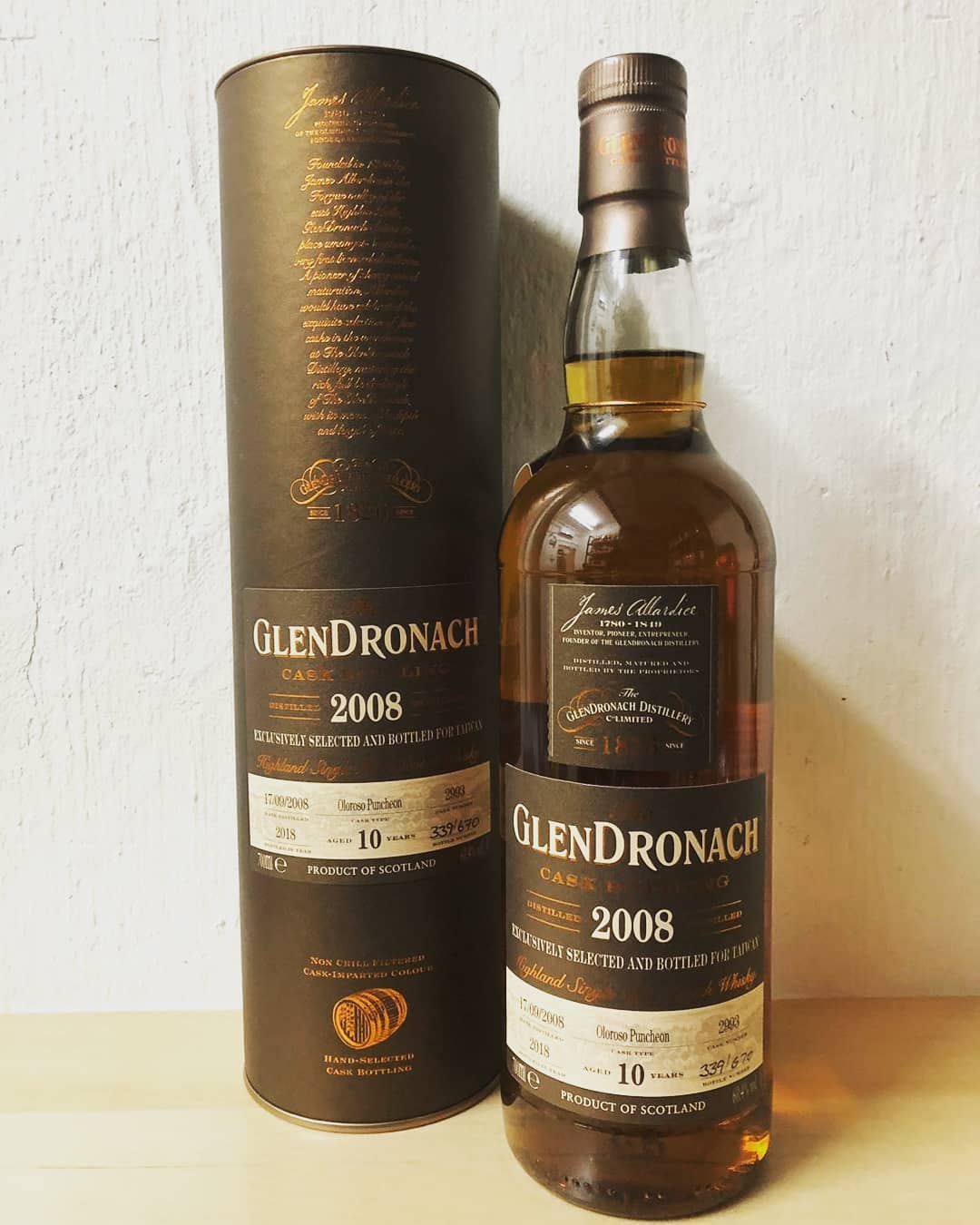 The GLENDRONACH 2003 Single Cask 10年 The GLENDRONACH 2003 Single