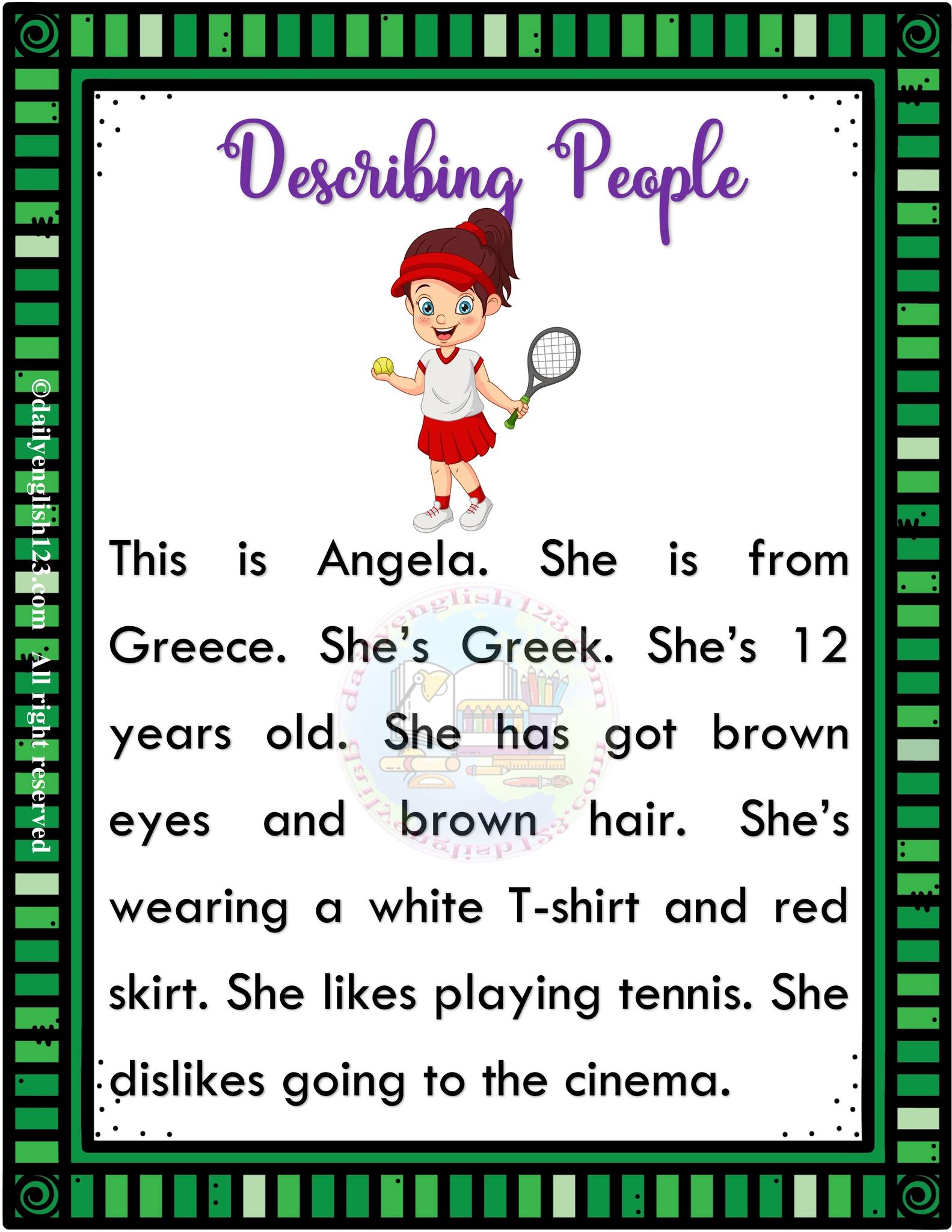 Describing People Worksheet Free Esl Printable 634 People Description