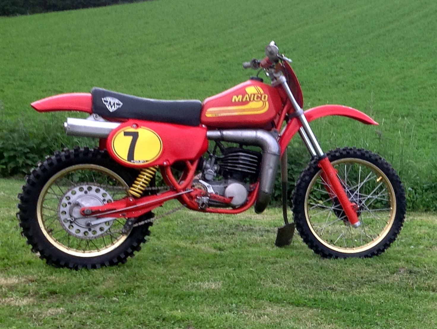 1978 Maico 250 twinshock motocrosser- even the 250 looks like a