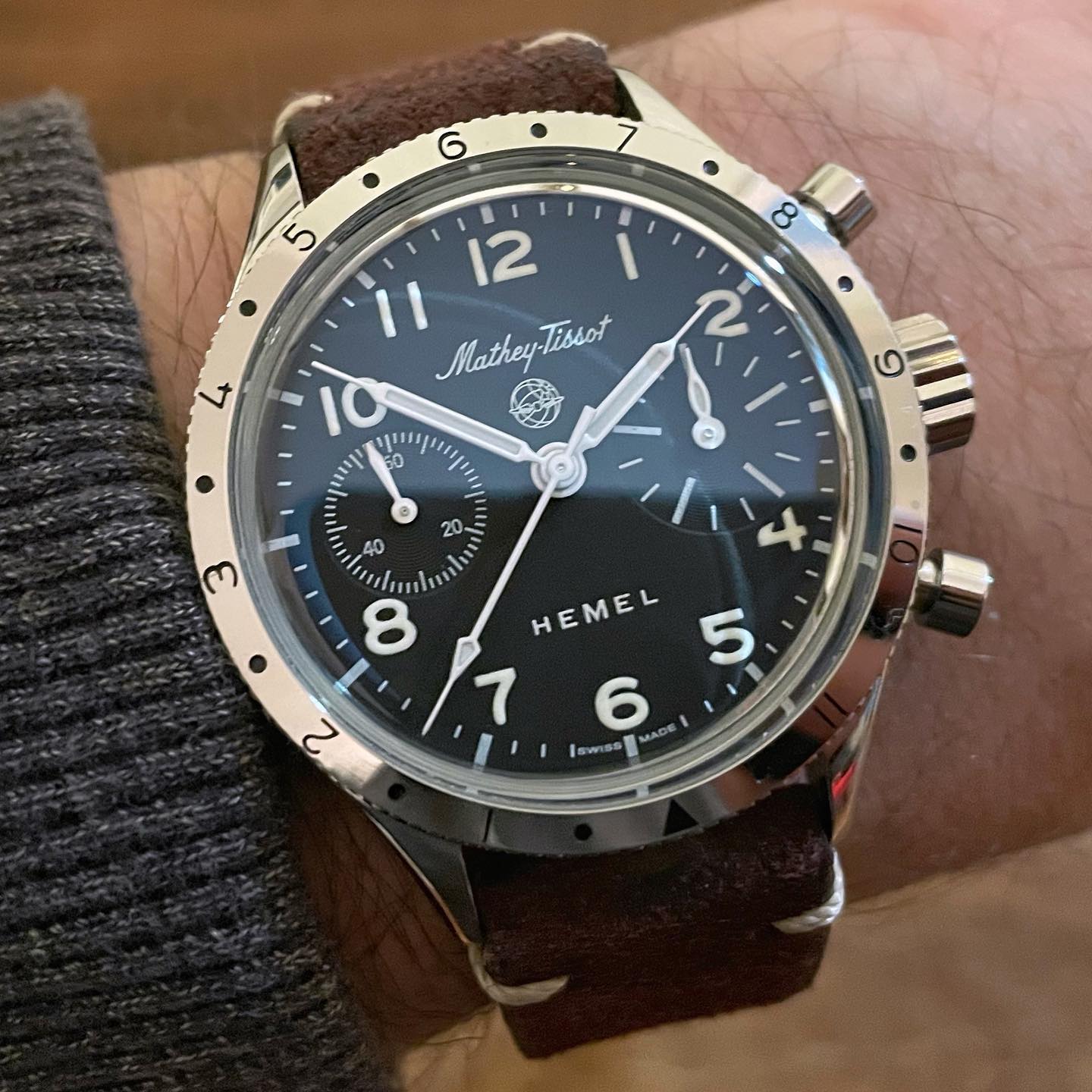 The Swiss made, hand winding Mathey Tissot x Hemel Type 20