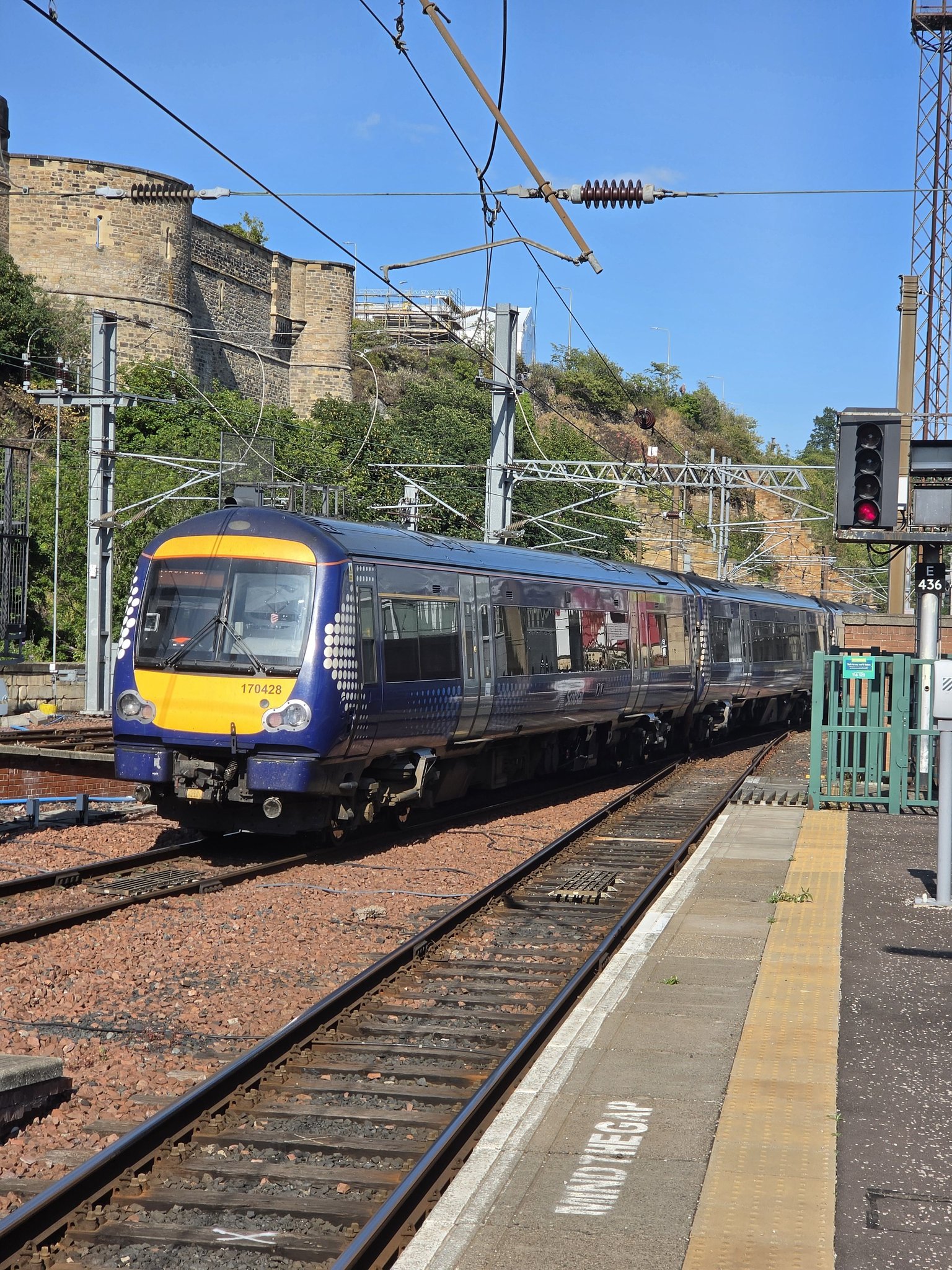 Scotrail train 170450 at Edinburgh Waverly Station on 29/04/2026