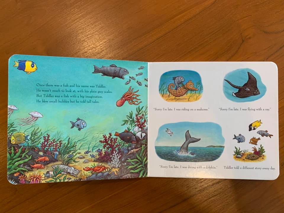 #หนังสือนิทานBoardbook 📚📚Tiddler : The story-telling fish ️ Author ...