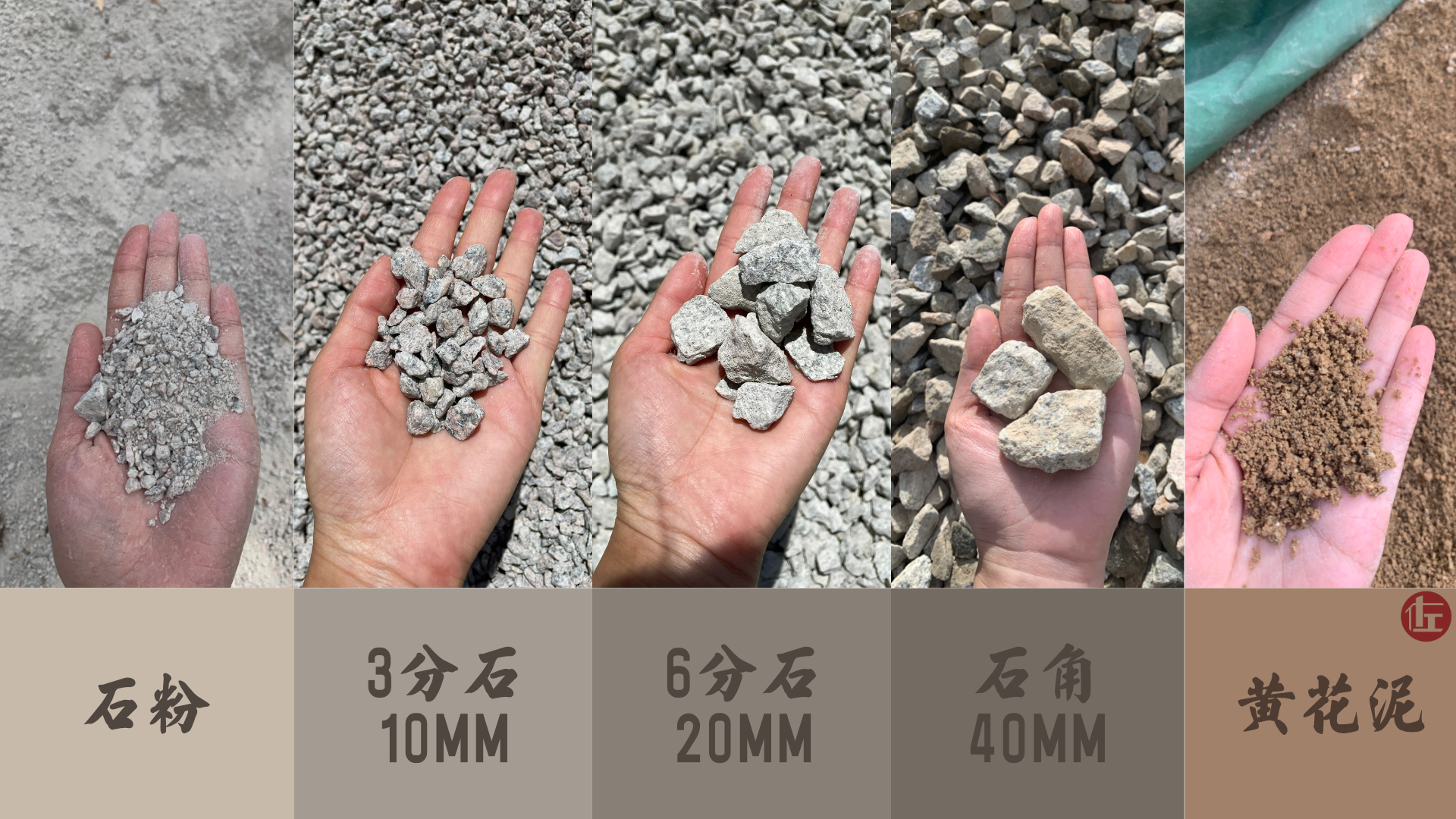 佐記建築材料 - 🪨石仔系列🪨 石粉，石仔，石角大不同 好多客人都會問3分仔同6分仔分別有幾大啊？... | Facebook