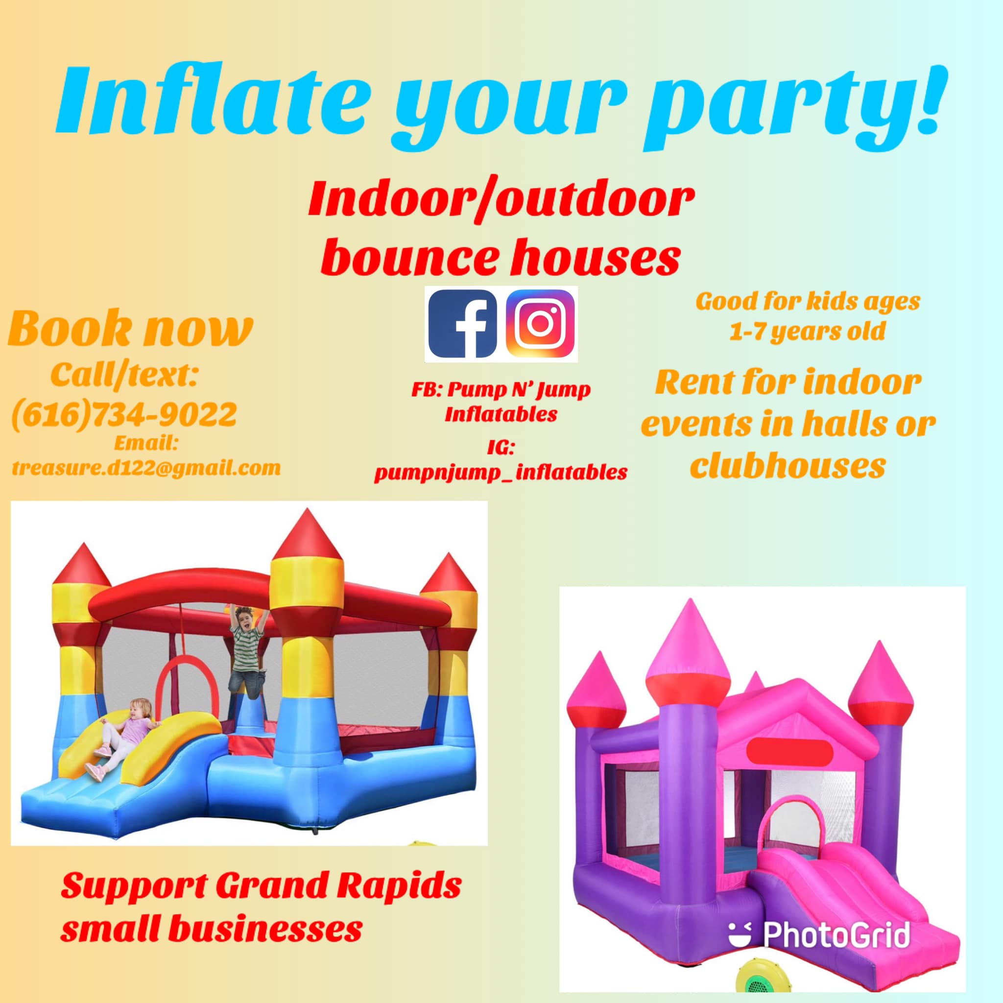 Pump N’ Jump Inflatables | Wyoming MI