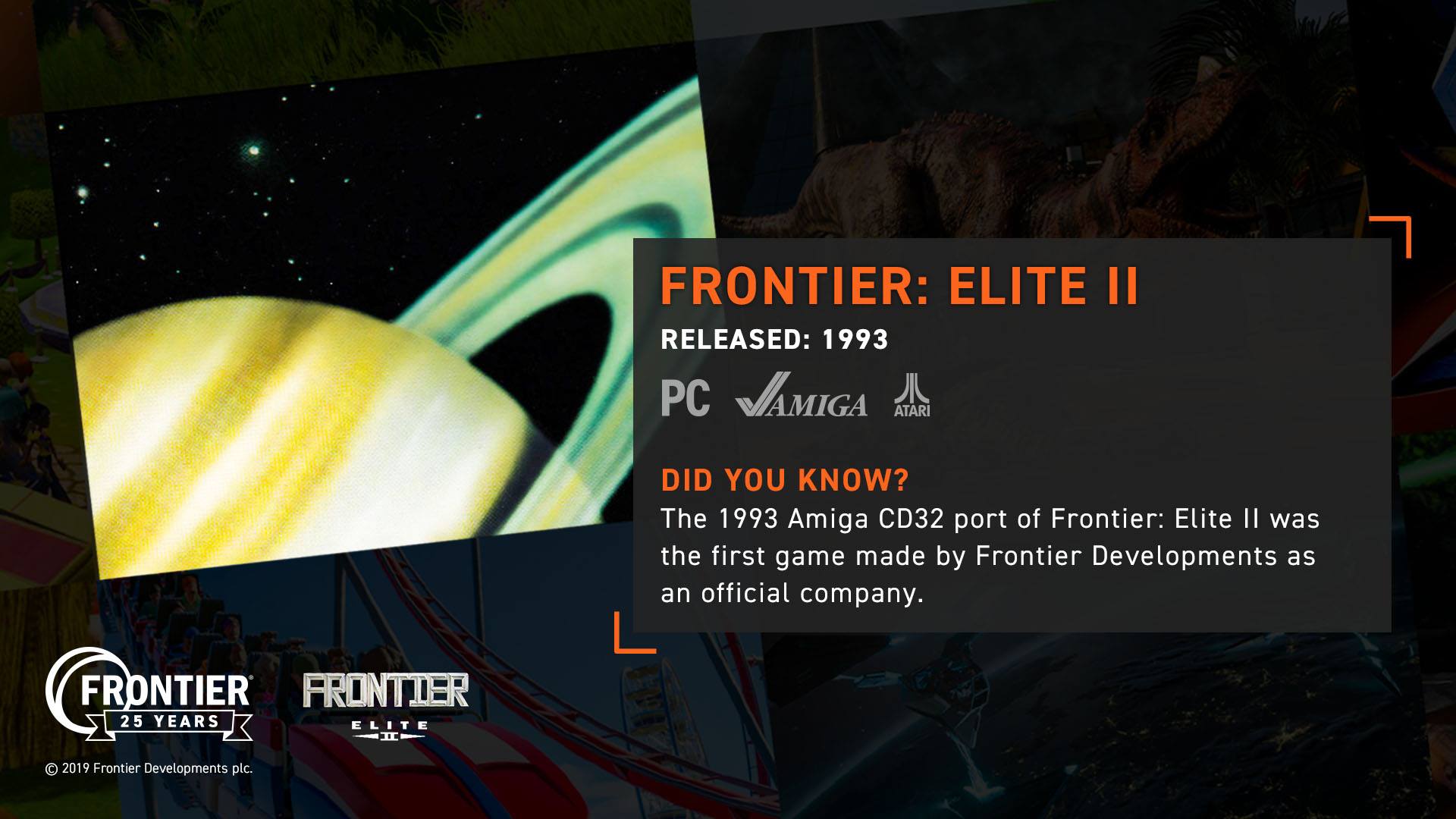 Frontier - Today we're celebrating Frontier: Elite II, the first game ...