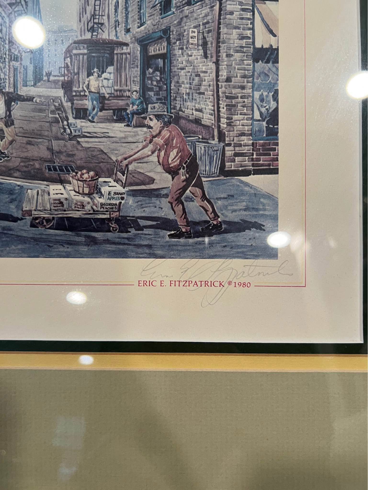 VINTAGE ERIC FITZPATRICK PRINT / 