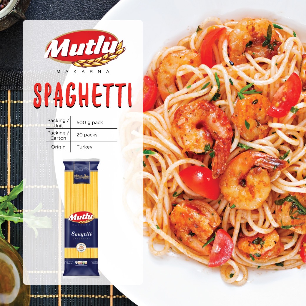 Ebisu Foods - 🌟 Spaghetti 1.7 mm 🌟 👉🏻 จากเเบรนด์ MUTLU ประเทศ Turkey 🍝 ...