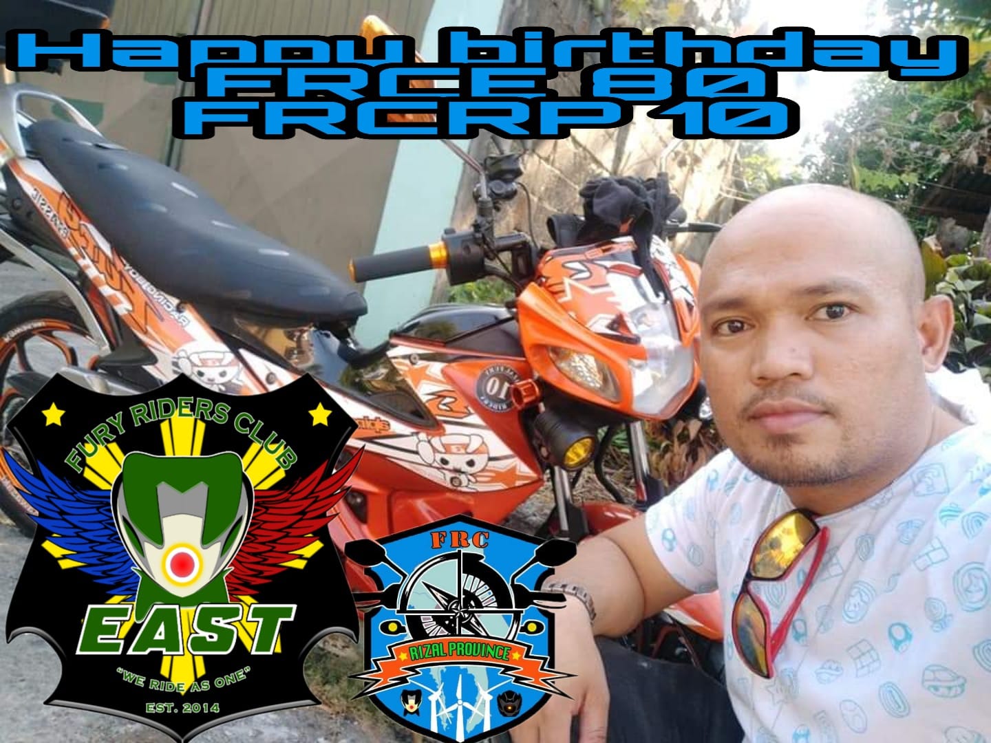 Happy birthday tol Bernie... - We are East/Rizal Fury Riders